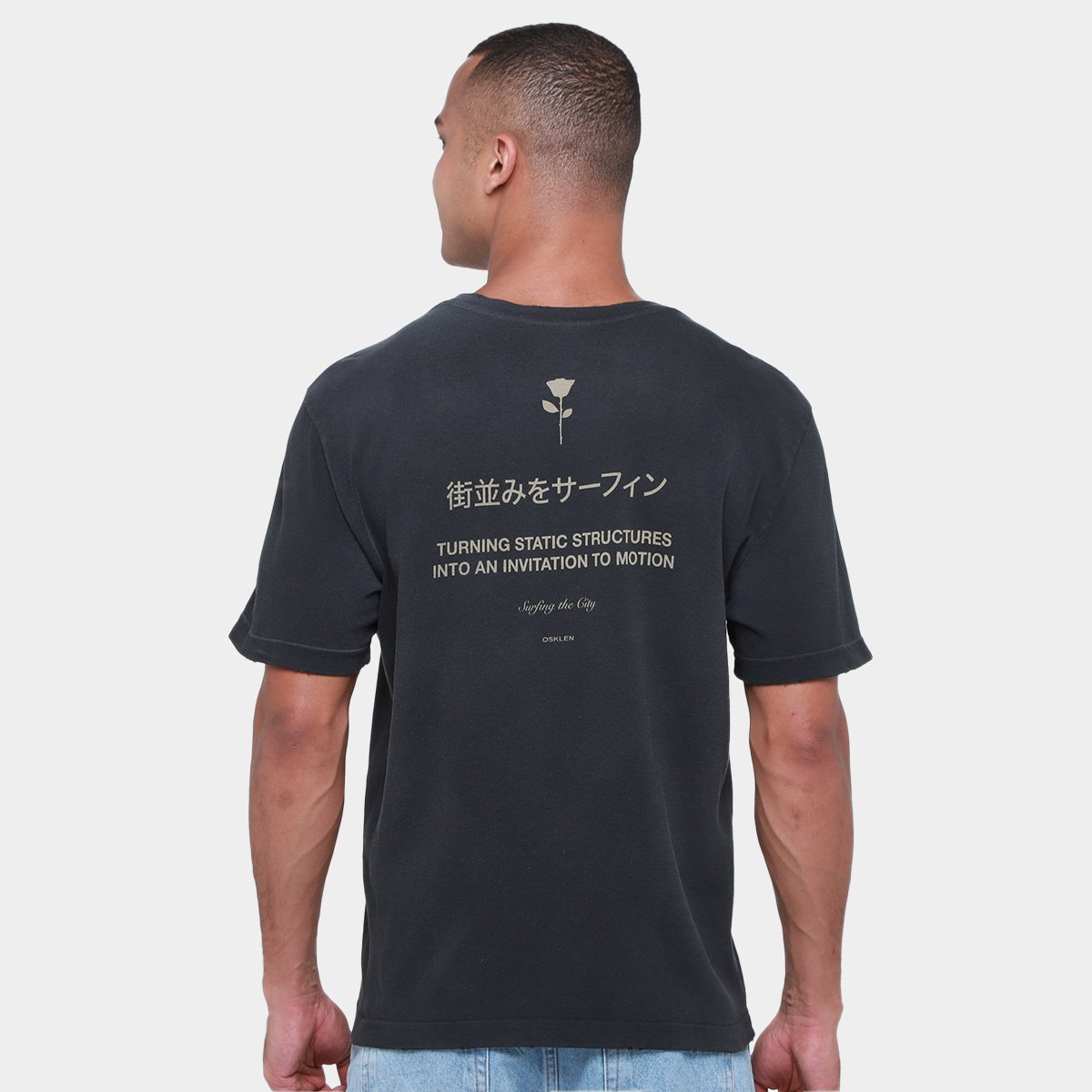 Camiseta Osklen Sk8 Masculina - Tam: M - 1