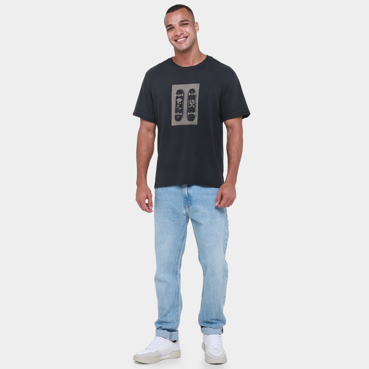 Camiseta Osklen Sk8 Masculina - Tam: M - 3