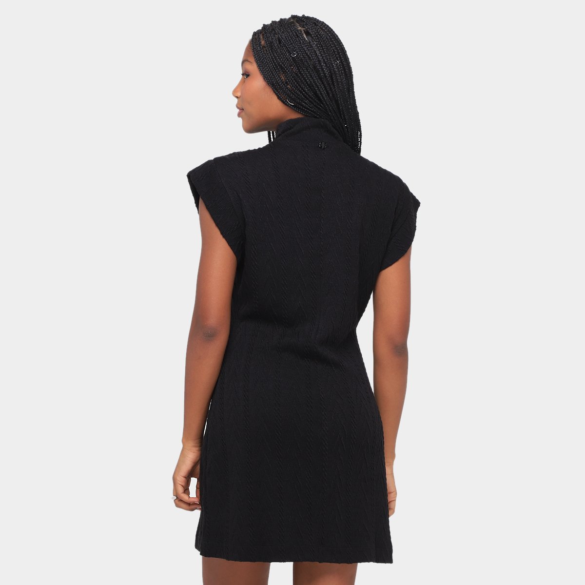 Vestido Curto Morena Rosa Gola Alta Feminino - Tam: P - 1