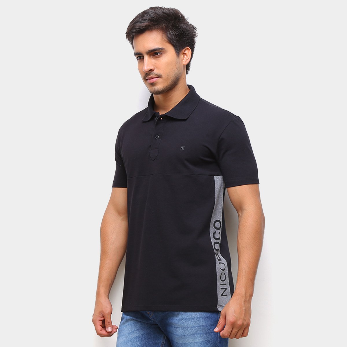 Camisa Polo Nicoboco Estampada Masculina