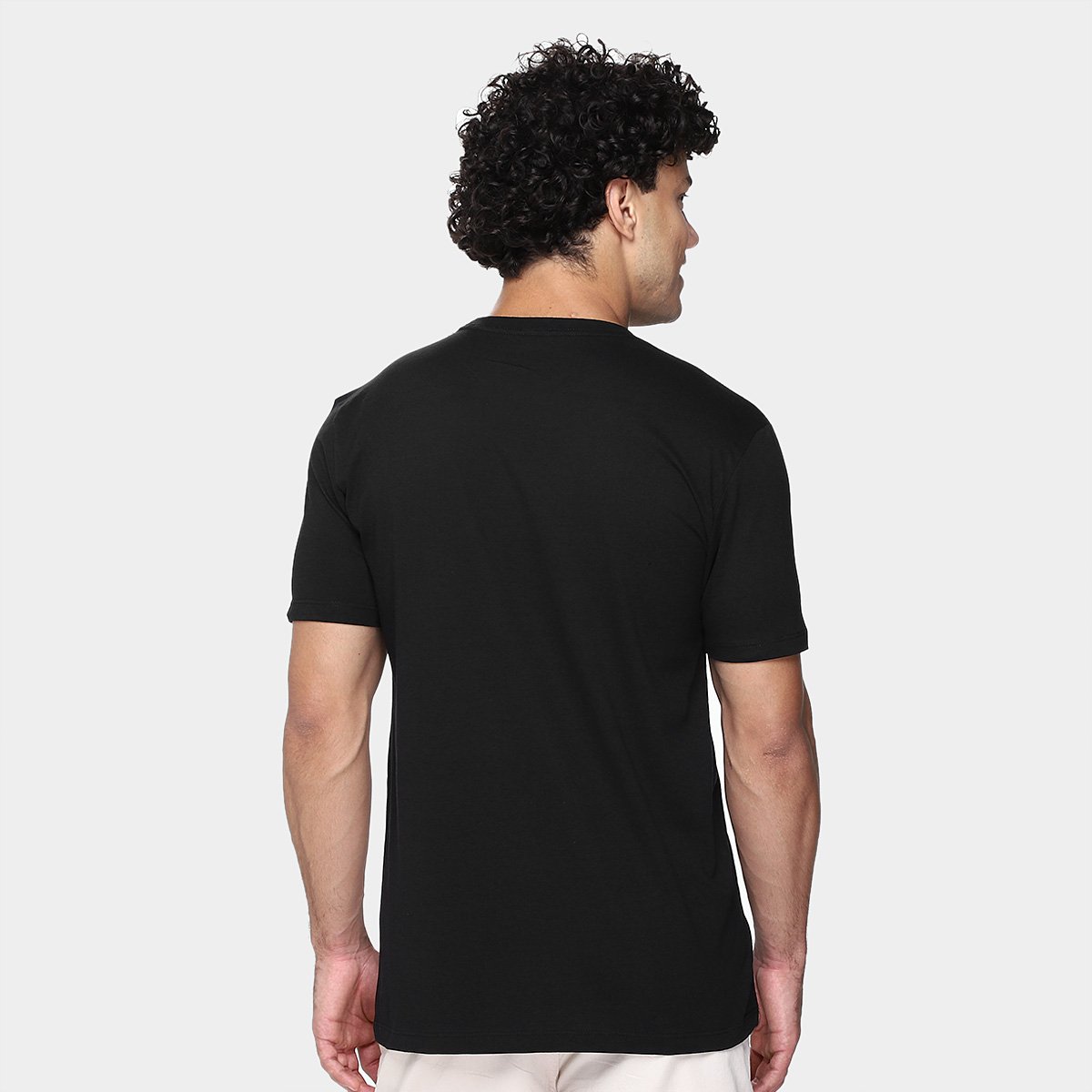Kit Camiseta Nicoboco Slim Fit Black Com 3 Masculina - Tam: P - 2