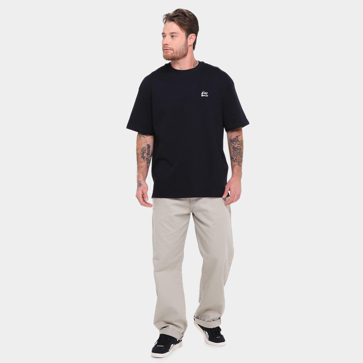 Camiseta Nicoboco Oversized Demun Masculina - Tam: P - 3