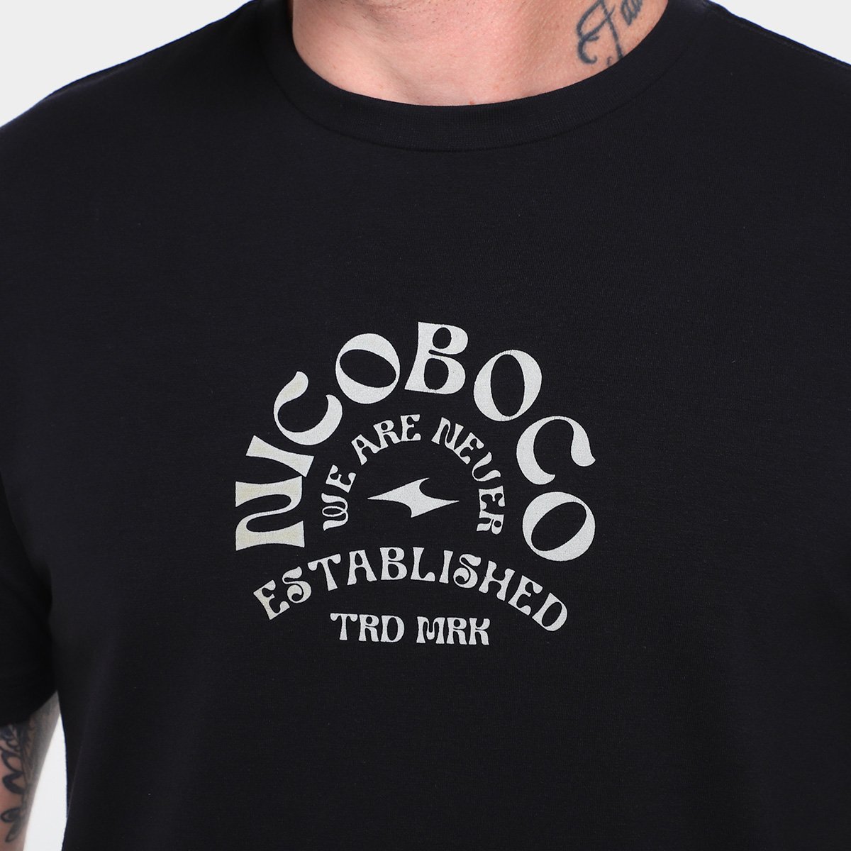 Camiseta Nicoboco Stretch Andros Masculina - Tam: P - 2
