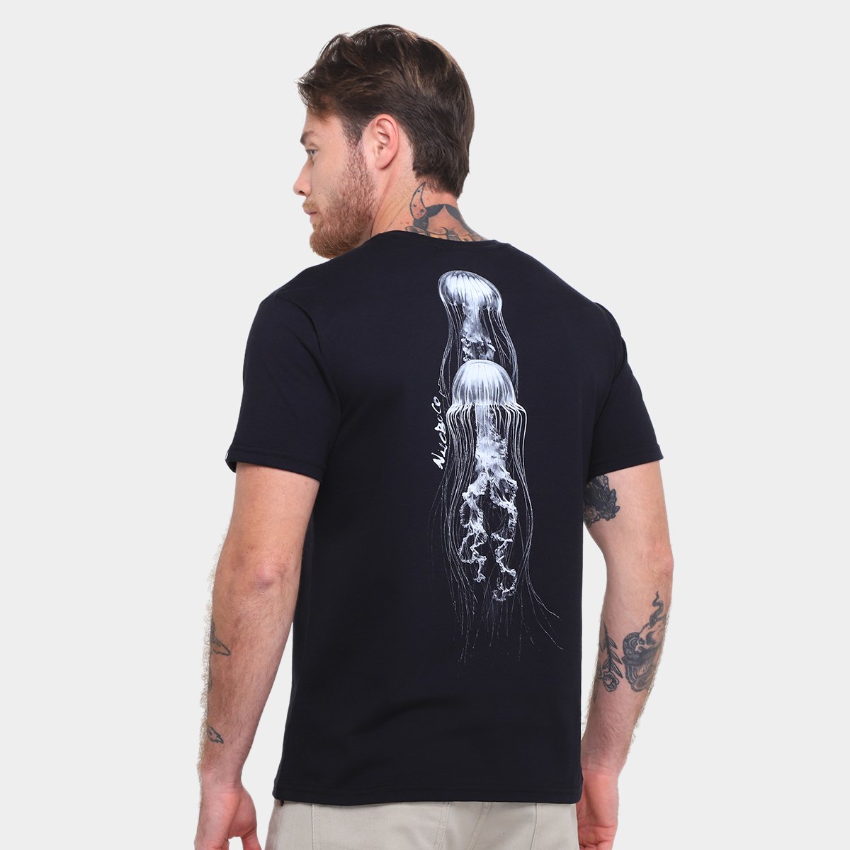 Camiseta Nicoboco Medusas Masculina - Tam: P - 1