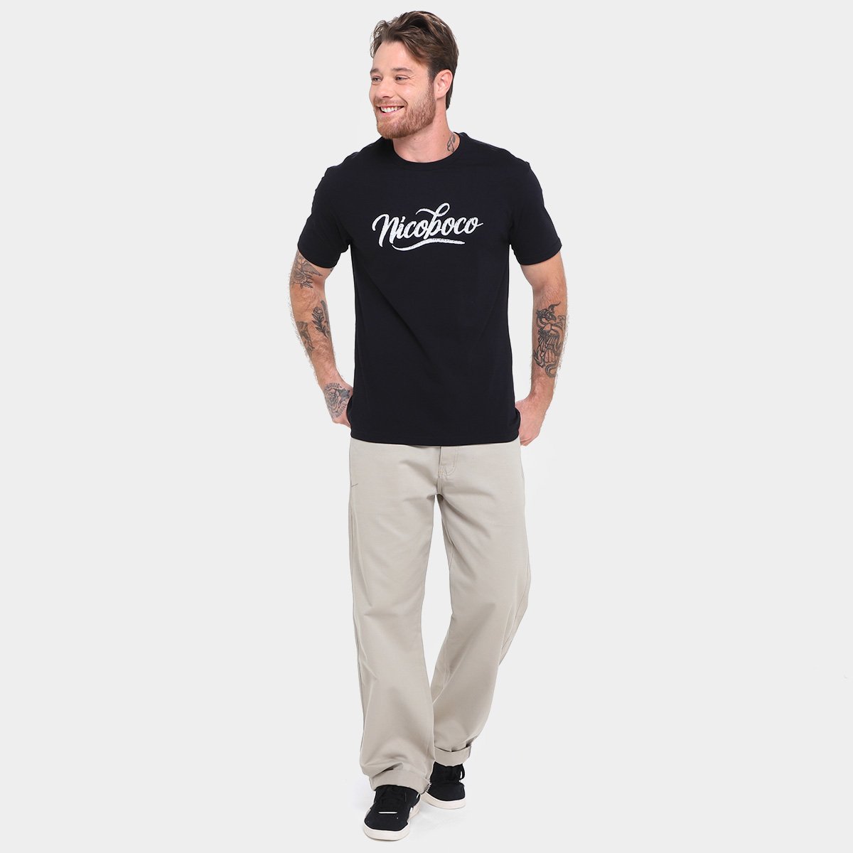 Camiseta Nicoboco Nalu Masculina - Tam: P - 3