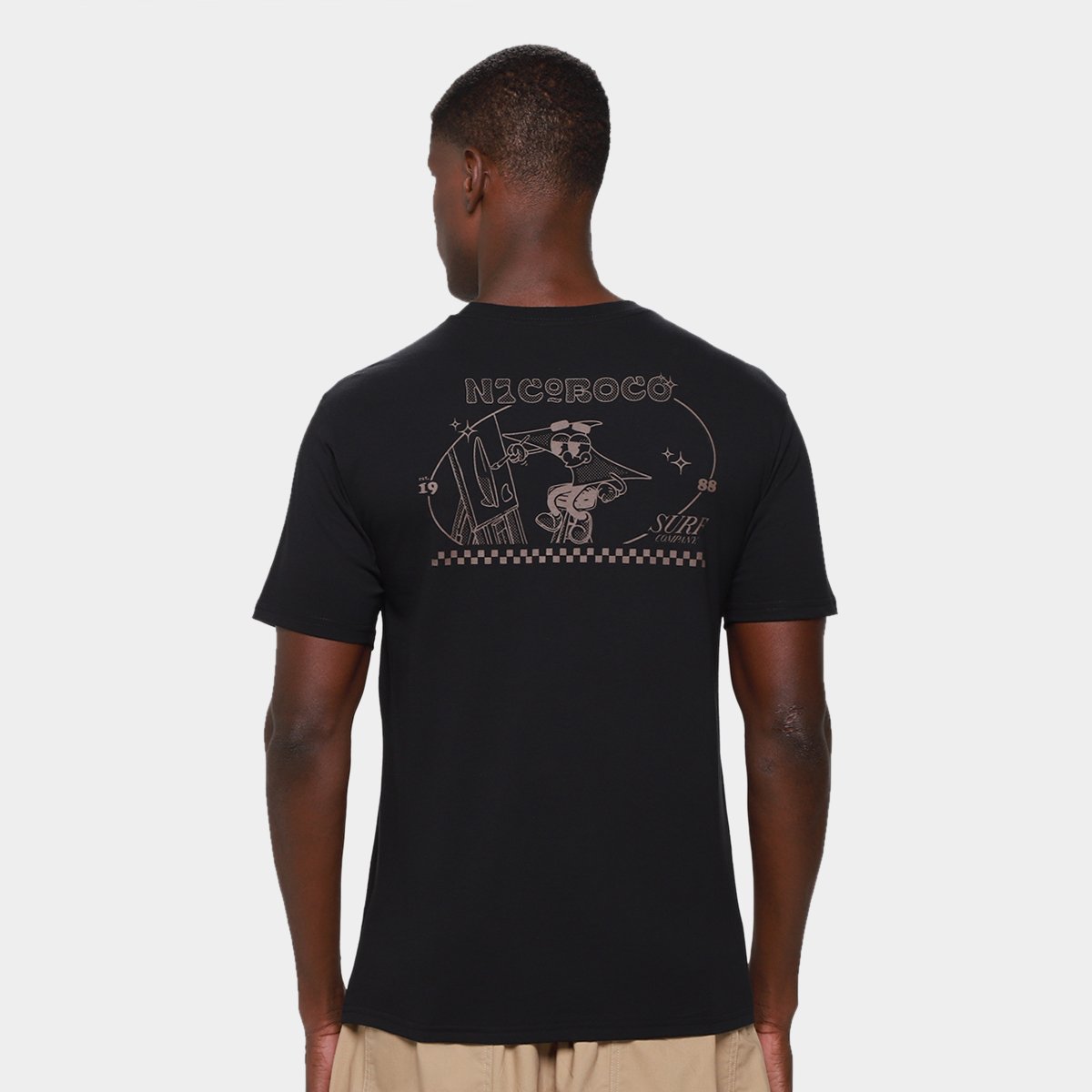 Camiseta Nicoboco Fins Masculina - Tam: M - 1