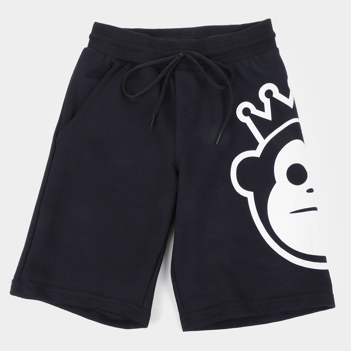 Bermuda Moletom Juvenil Kings Monkey Masculina