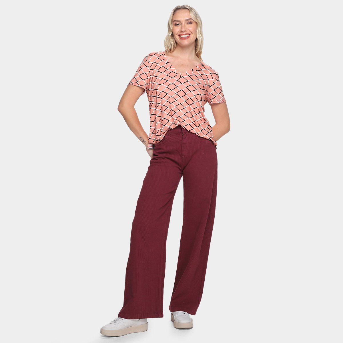 Tshirt Enna Básica Estampada Feminina - Tam: P - 3