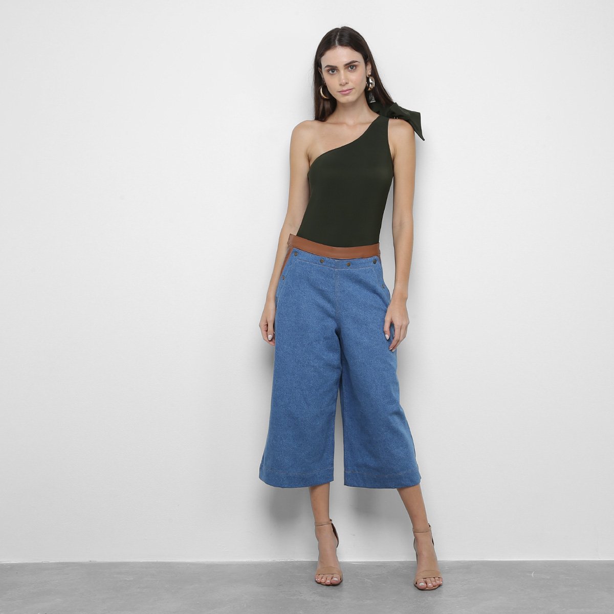 Calça Jeans Mob Pantacourt Feminina - Tam: 38 - 2