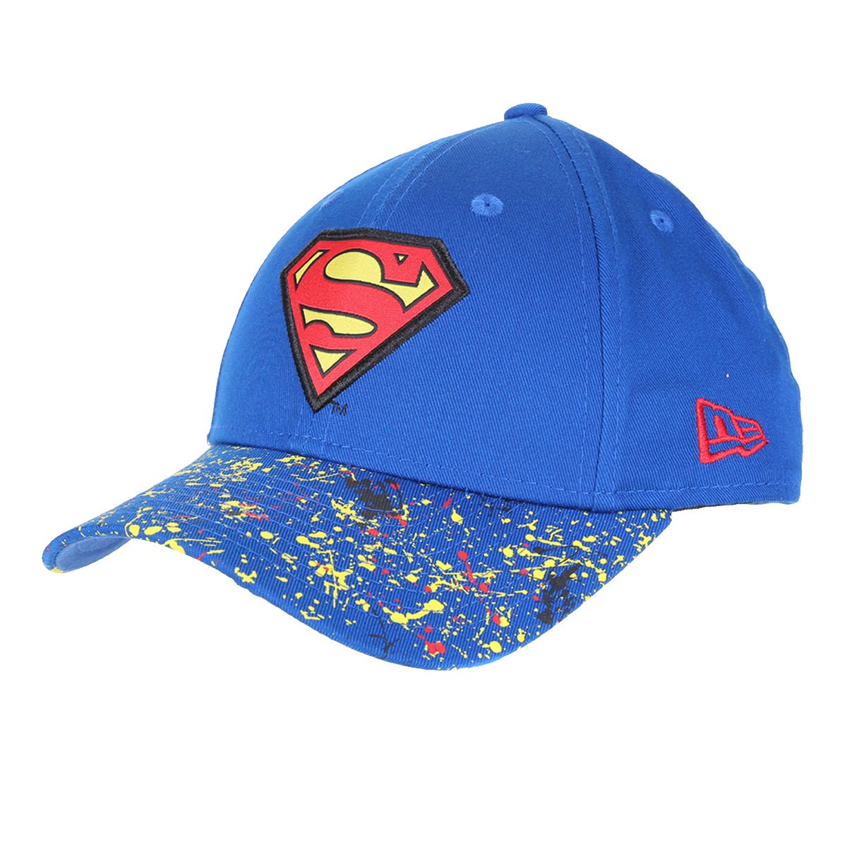 Boné Infantil New Era Aba Curva Snapback 940 Character Supman Cdt Masculino