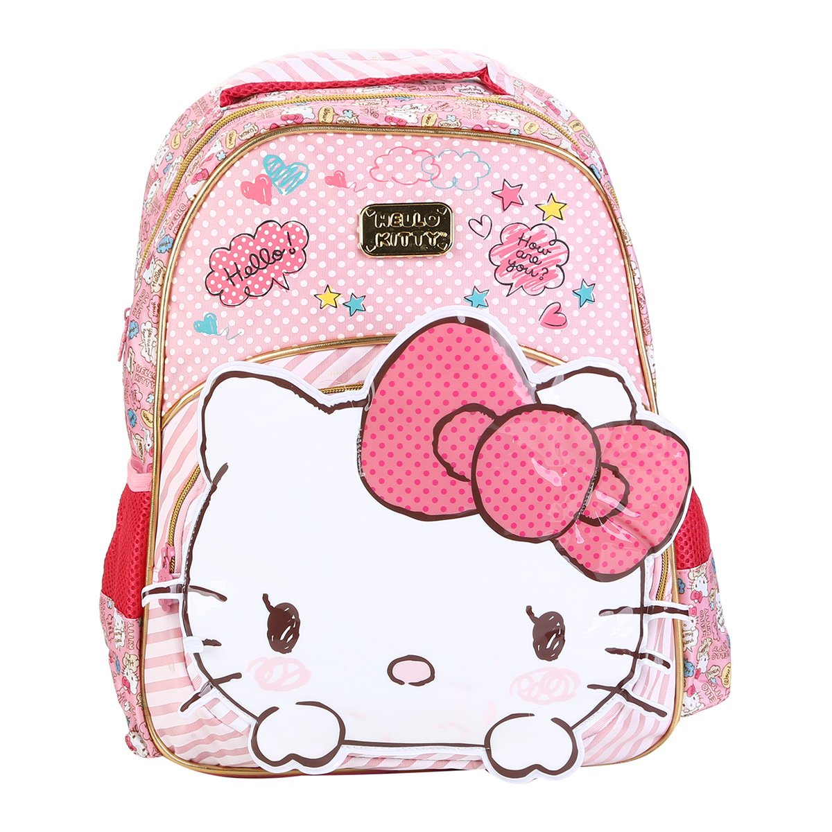 Mochila Escolar Infantil Xeryus Hello Kitty Top Lovely