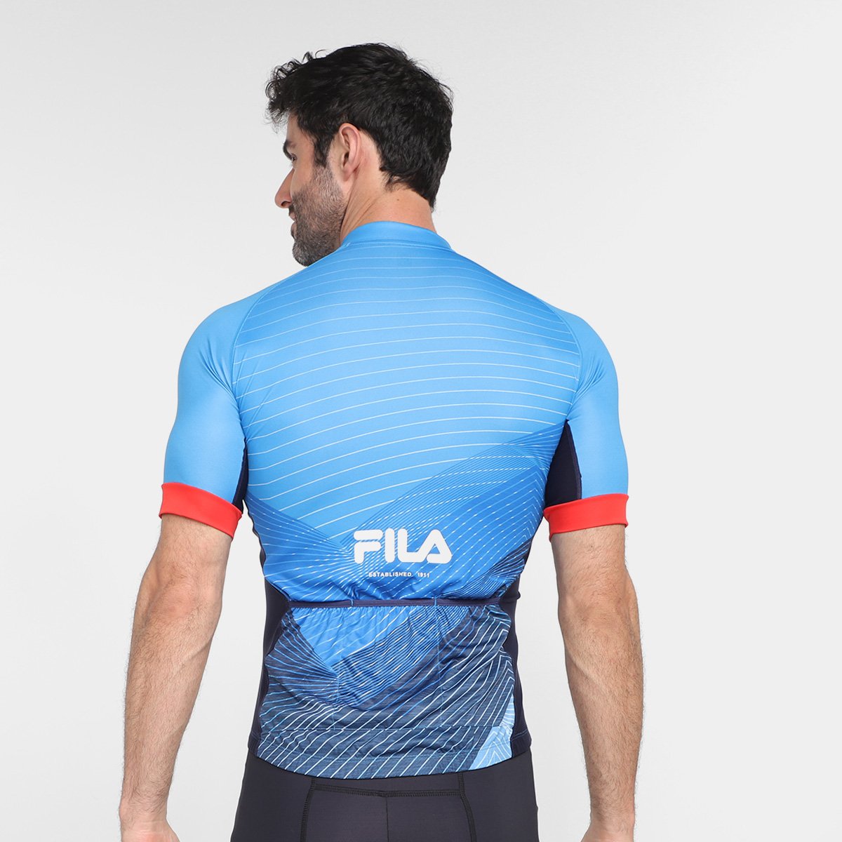 Camiseta Fila Cycling Pró Masculina - Tam: P - 1