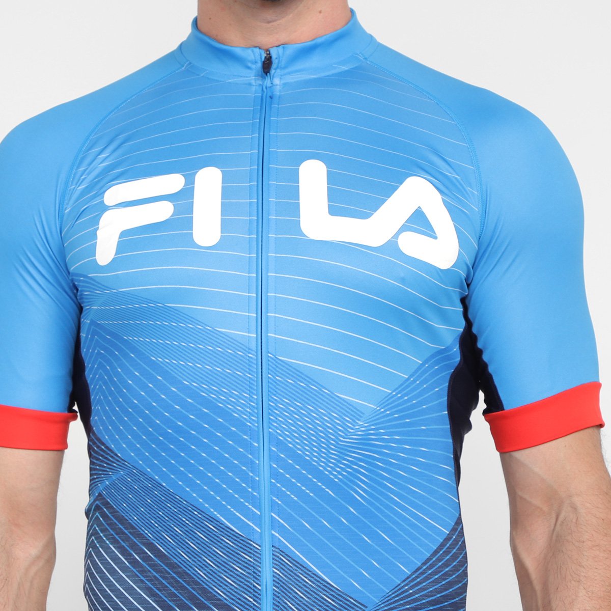Camiseta Fila Cycling Pró Masculina - Tam: P - 2