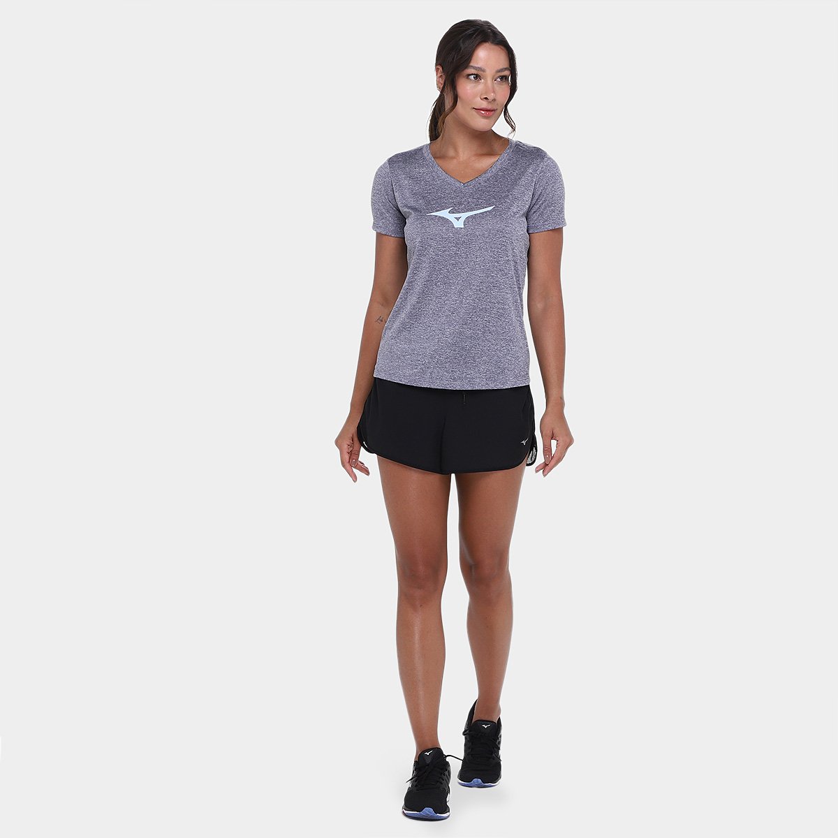 Camiseta Mizuno Spark Big Logo Feminina - Tam: P - 3