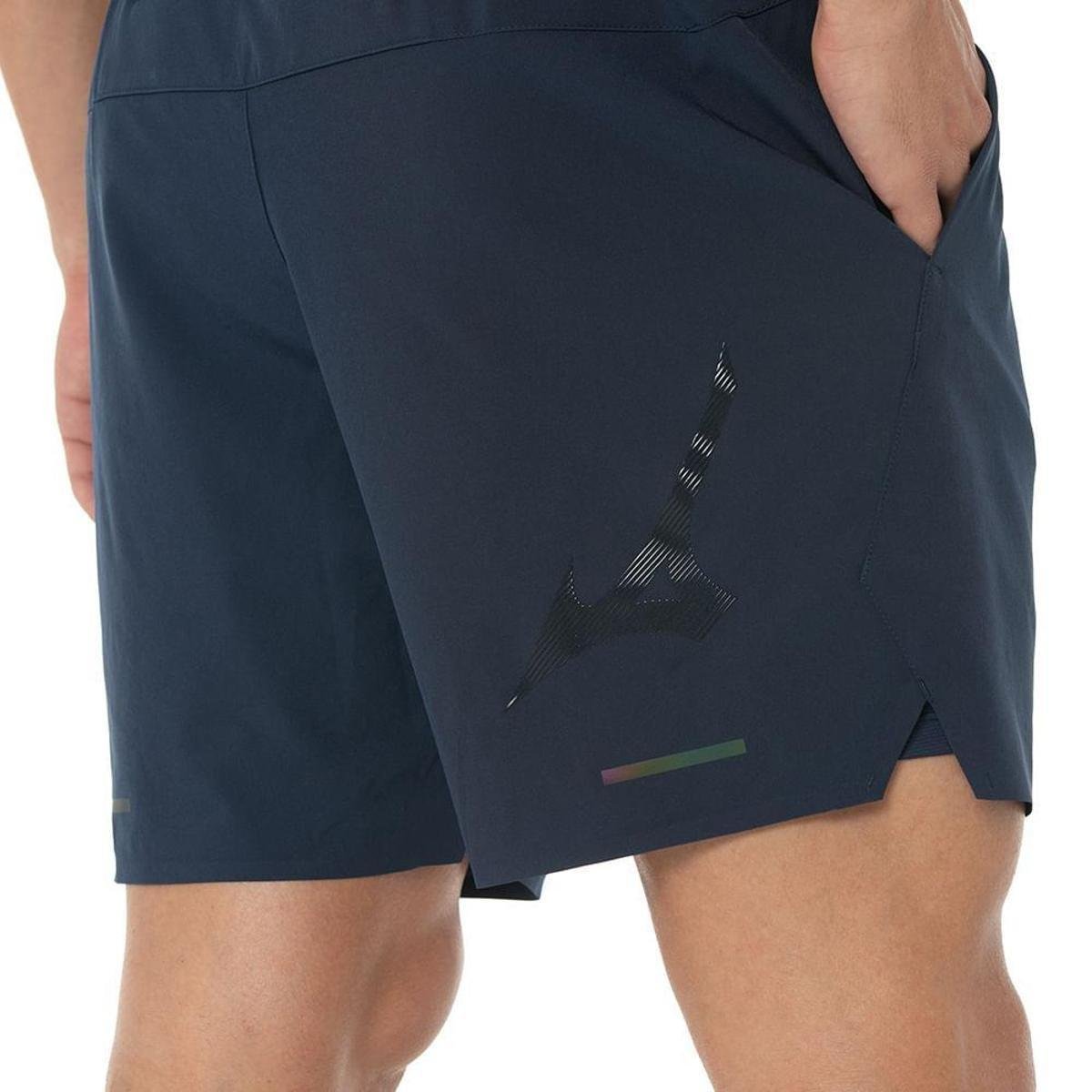 Shorts Mizuno 2x1 High 2 Masculino - Tam: P - 2