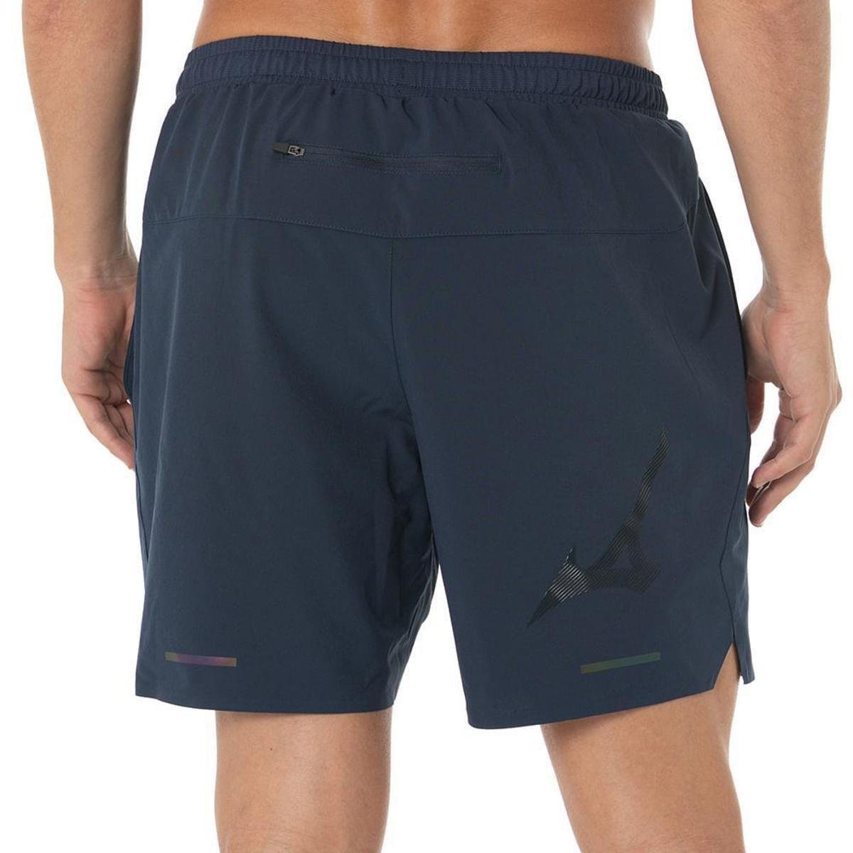 Shorts Mizuno 2x1 High 2 Masculino - Tam: P - 3
