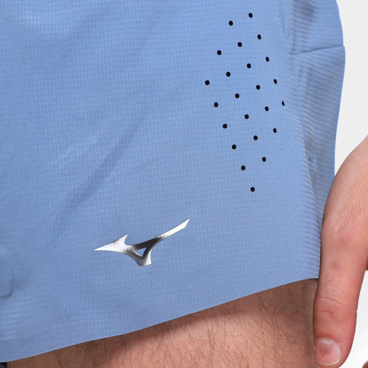 Shorts Mizuno Tech Ligth Split 1.5 Masculino - Tam: GG - 2