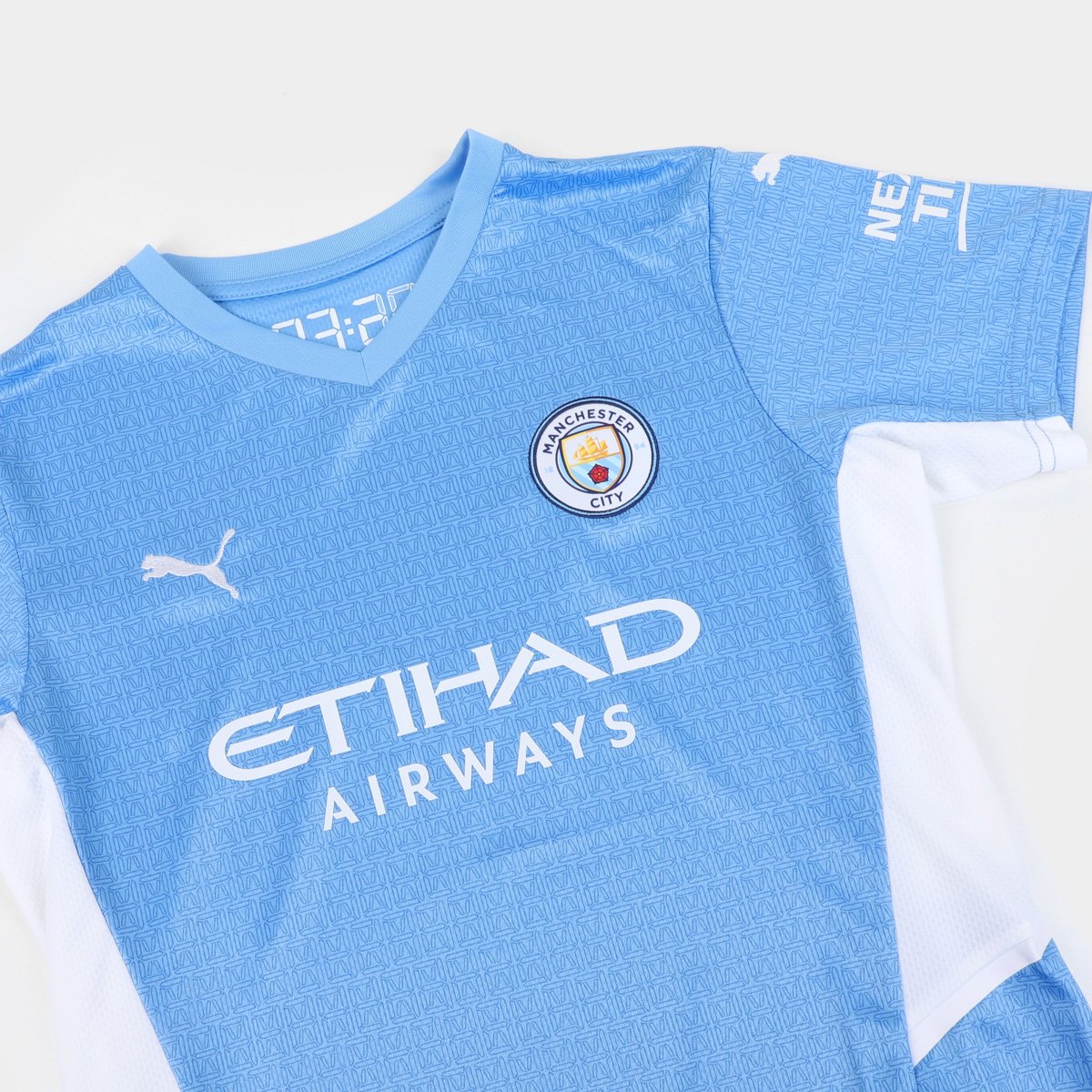 Camisa Manchester City Home 21/22 s/n° Torcedor Puma Feminina - Tam: GG - 5