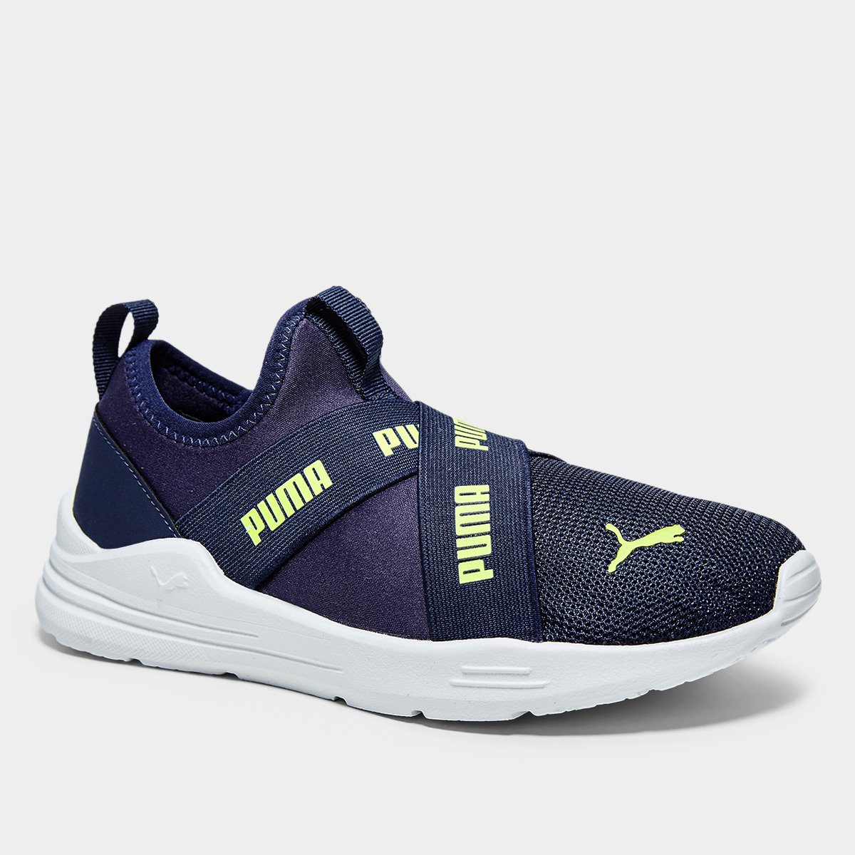 Tênis Slip On Infantil Puma Wired Run - Tam: 33 - 1