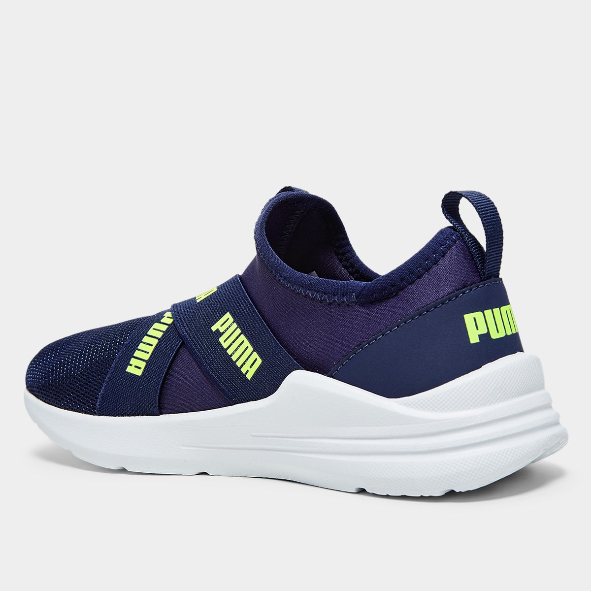 Tênis Slip On Infantil Puma Wired Run - Tam: 33 - 3