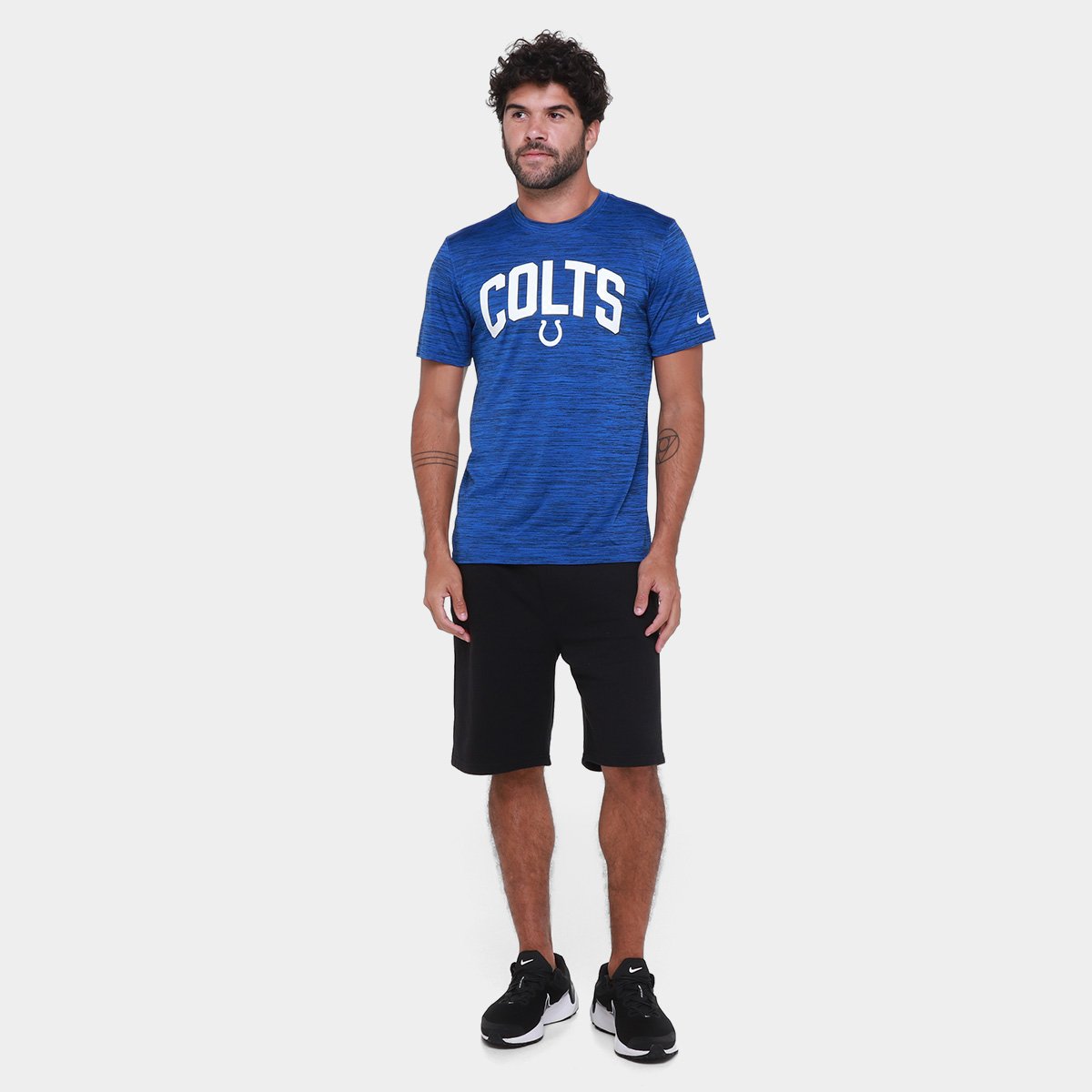 Camiseta NFL Indianapolis Colts Nike Drop 2 Dri-Fit Team Velocity Masculina - Tam: P - 3