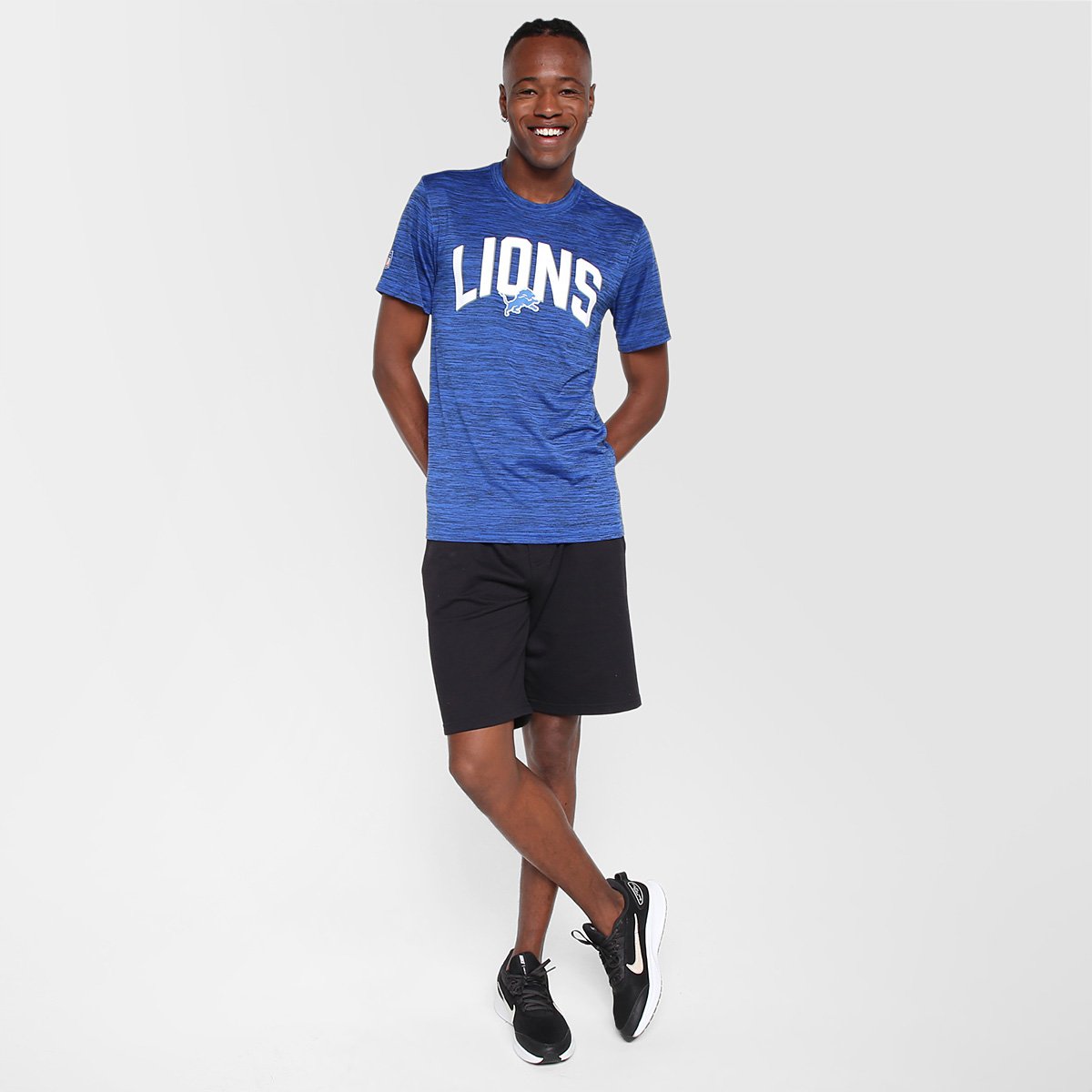 Camiseta NFL Detroit Lions Nike Masculina - Tam: P - 3