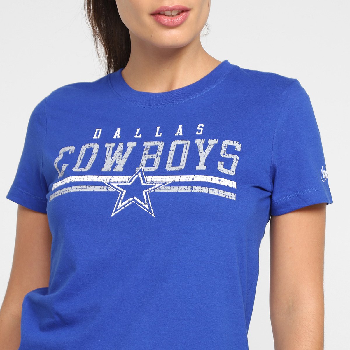 Camiseta Nike NFL Dallas Cowboys Historic Feminina - Tam: P - 2