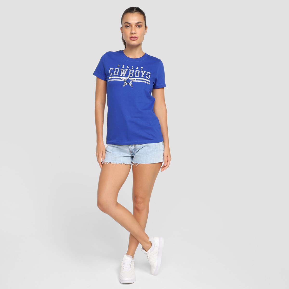 Camiseta Nike NFL Dallas Cowboys Historic Feminina - Tam: P - 3