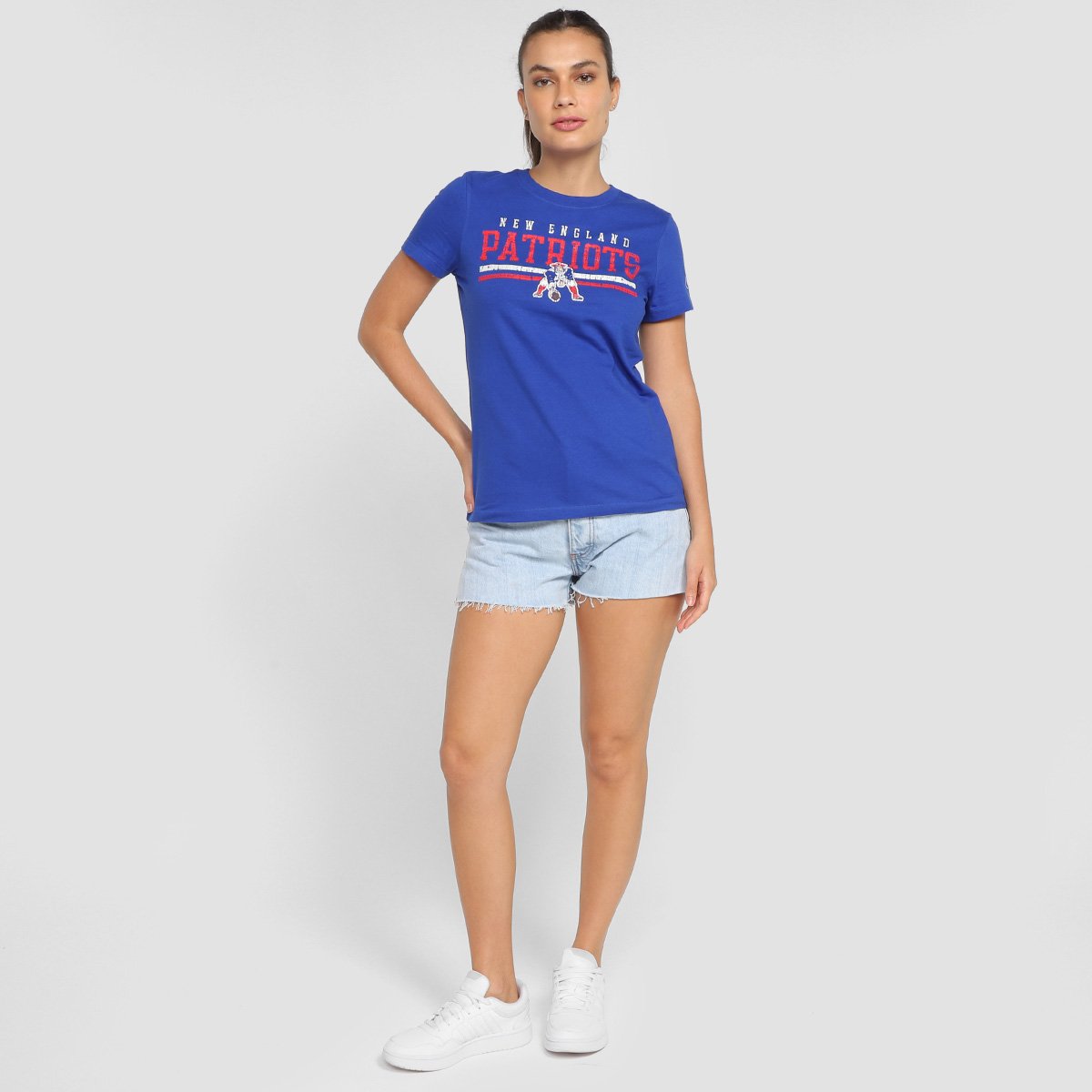 Camiseta Nike NFL New England Patriots Historic Feminina - Tam: P - 3