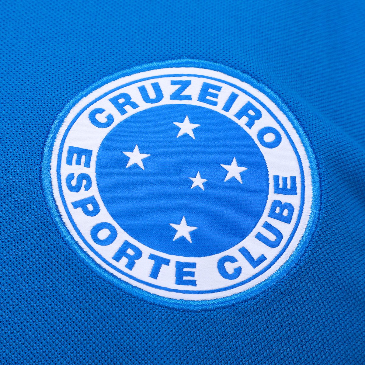 Camisa Polo Cruzeiro Escudo Manga Curta Masculina - Tam: P - 2