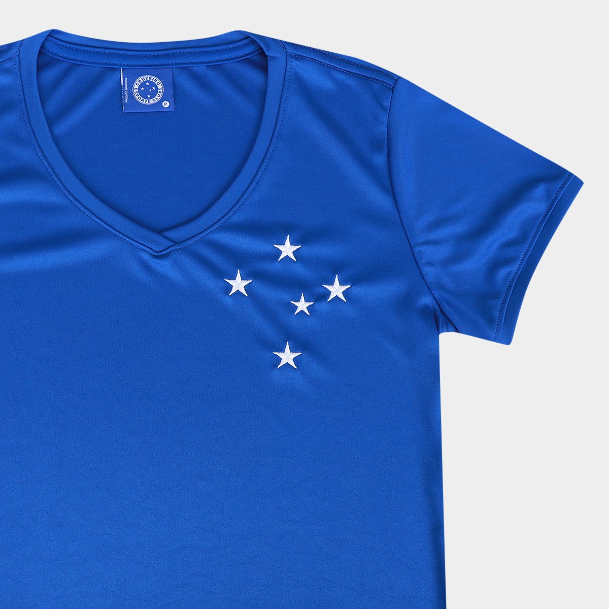 Camiseta Baby Look Cruzeiro Feminina - Tam: GG - 4