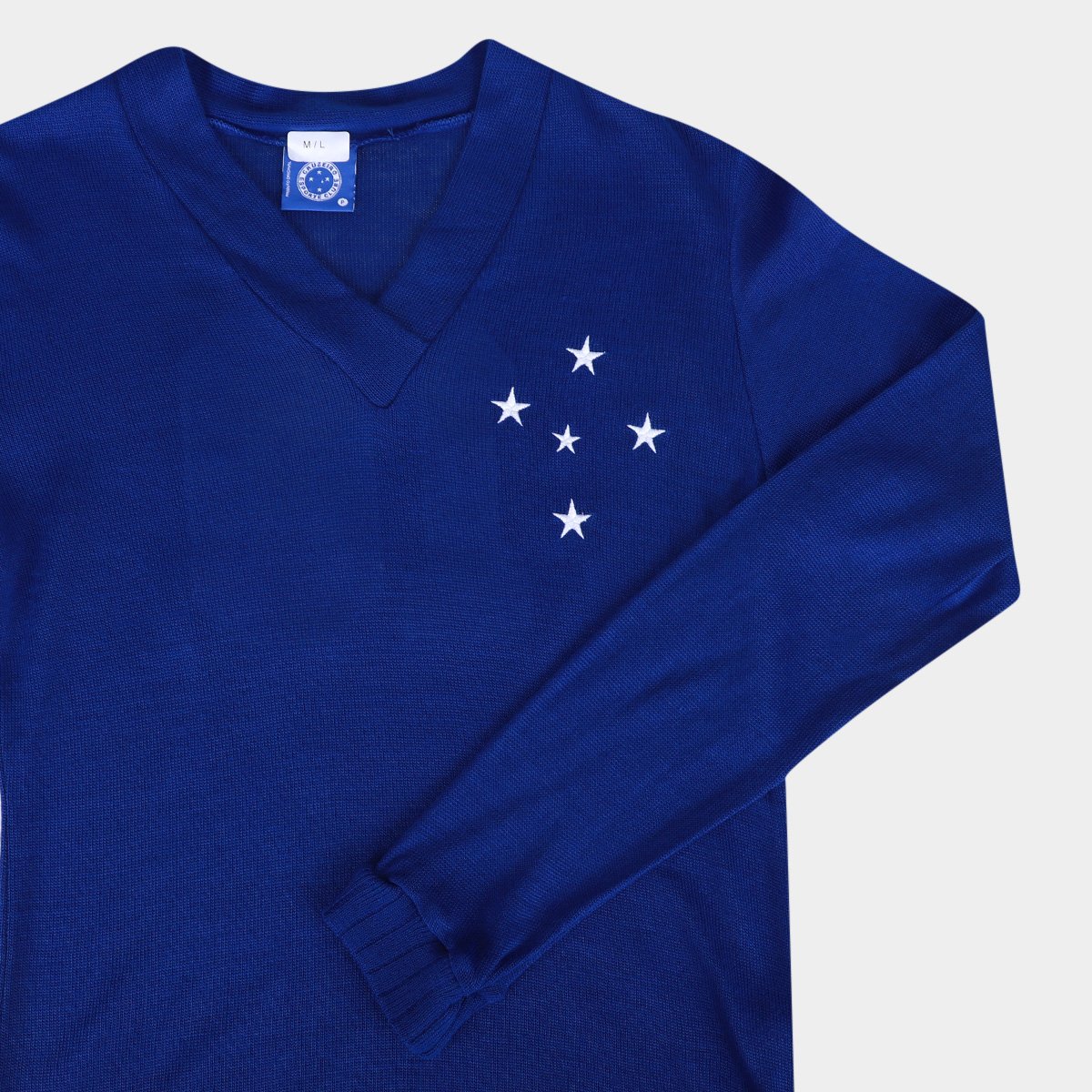Camiseta Cruzeiro Retrô Libertadores 1976 Feminina - Tam: P - 4