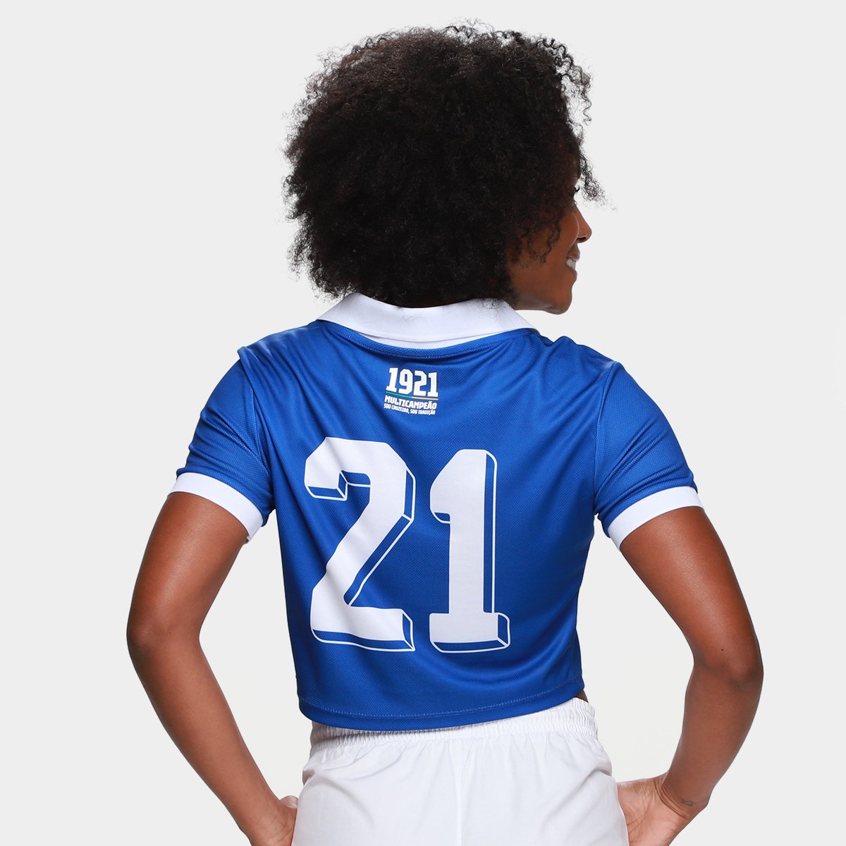 Camisa Cropped Cruzeiro Retrô 2025 Feminina - Tam: P - 1