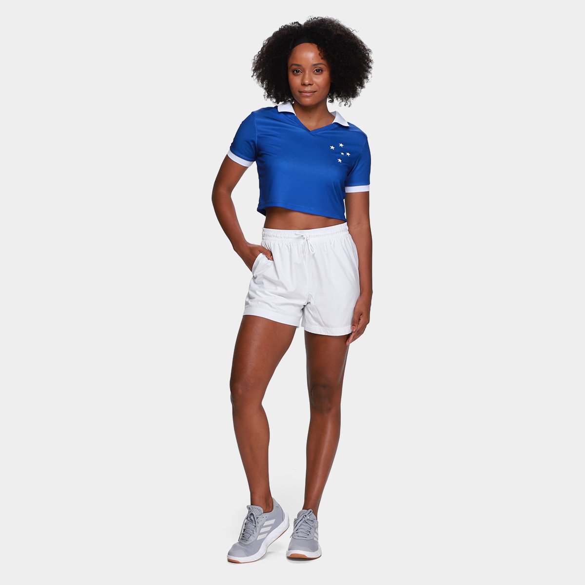 Camisa Cropped Cruzeiro Retrô 2025 Feminina - Tam: P - 3