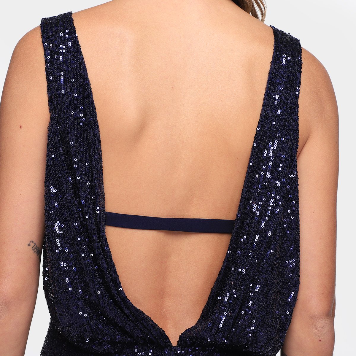 Vestido All Is Love Tubinho Micro Paetês - Tam: P - 3