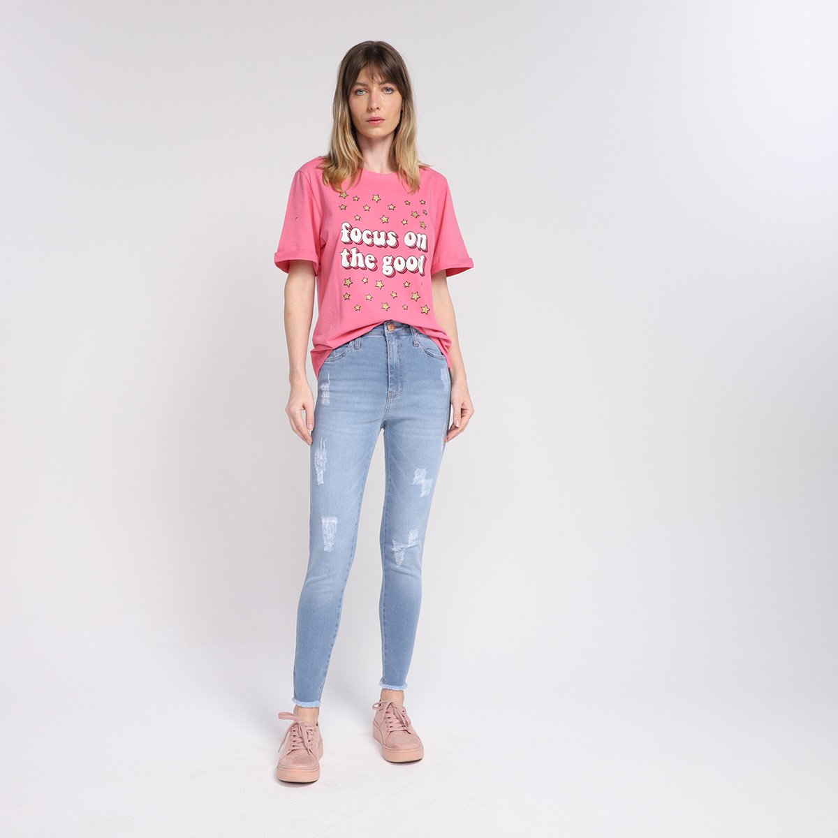 Calça Jeans Skinny All Is Love Rasgos Feminina - Tam: 40 - 2