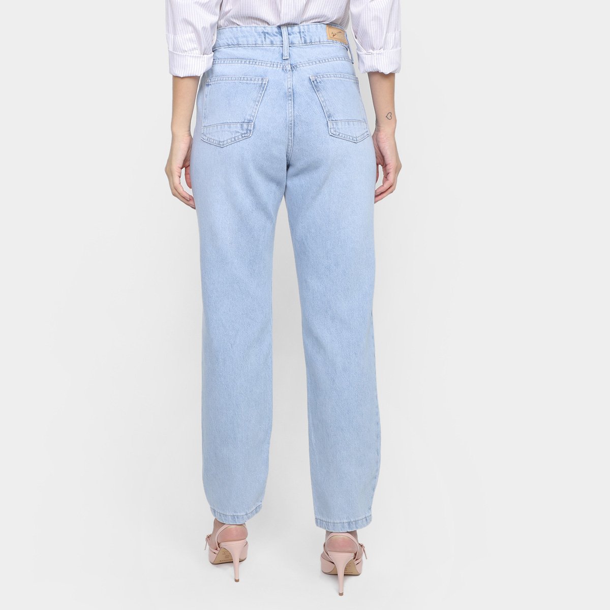 Calça Jeans Reta All Is Love Lucia Cintura Média Feminina - Tam: 38 - 1