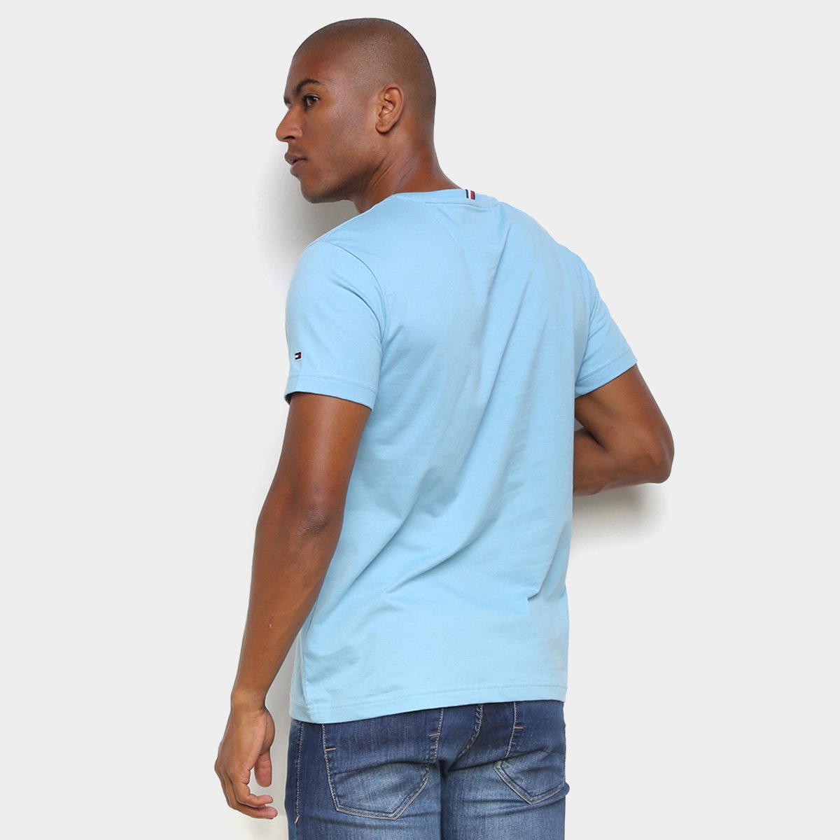 Camiseta Tommy Hilfiger Logo Masculina - Tam: P - 1