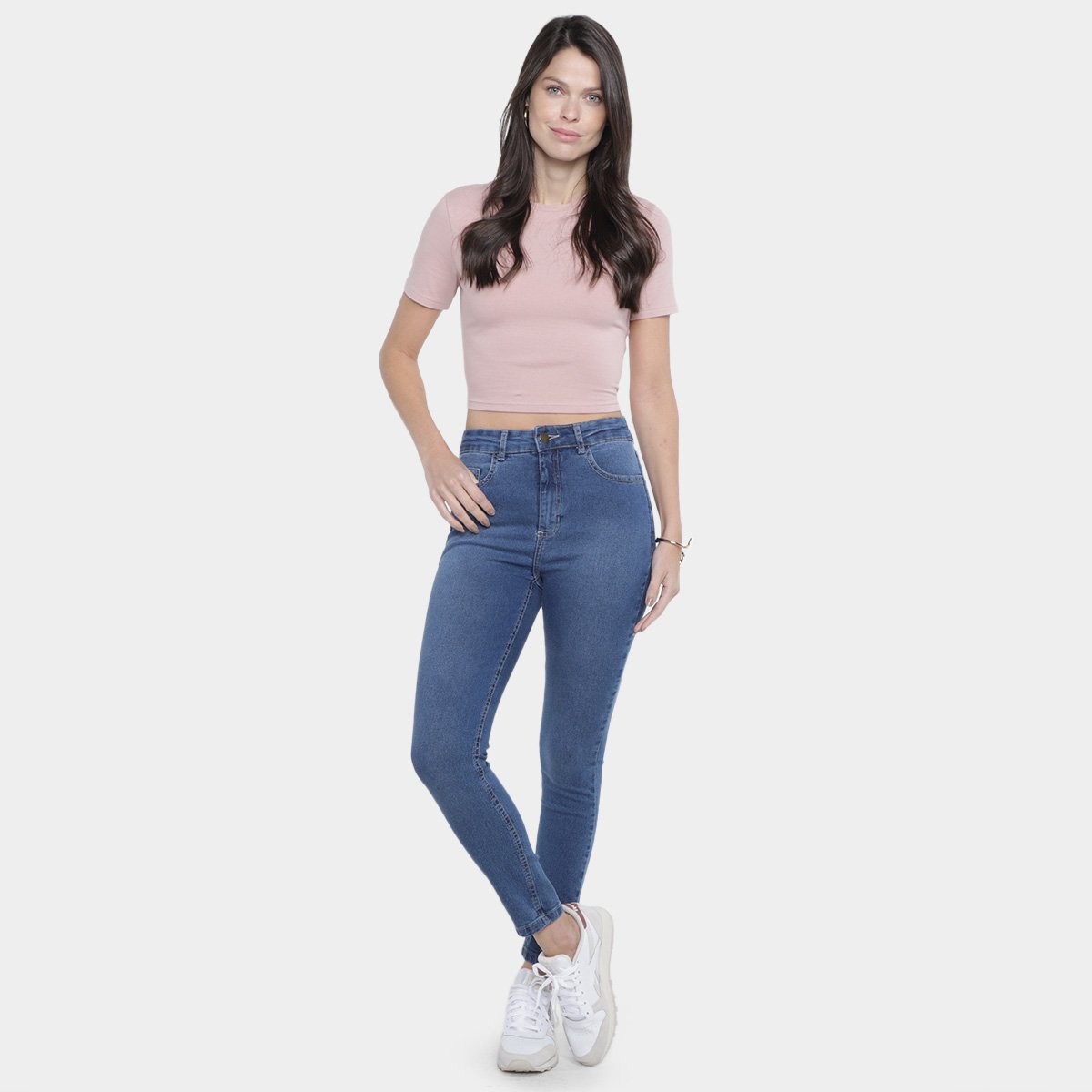 Calça Jeans Skinny Hering Feminina - Tam: 46 - 3