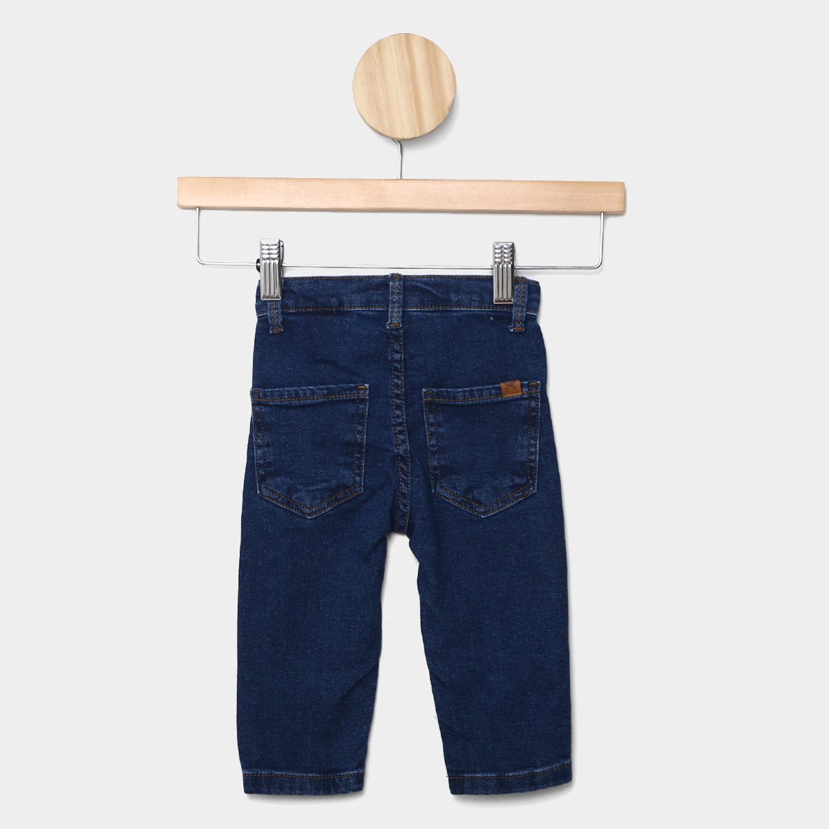Calça Jeans Infantil Hering Kids Reta Five Pockets Menina - Tam: 1A - 1
