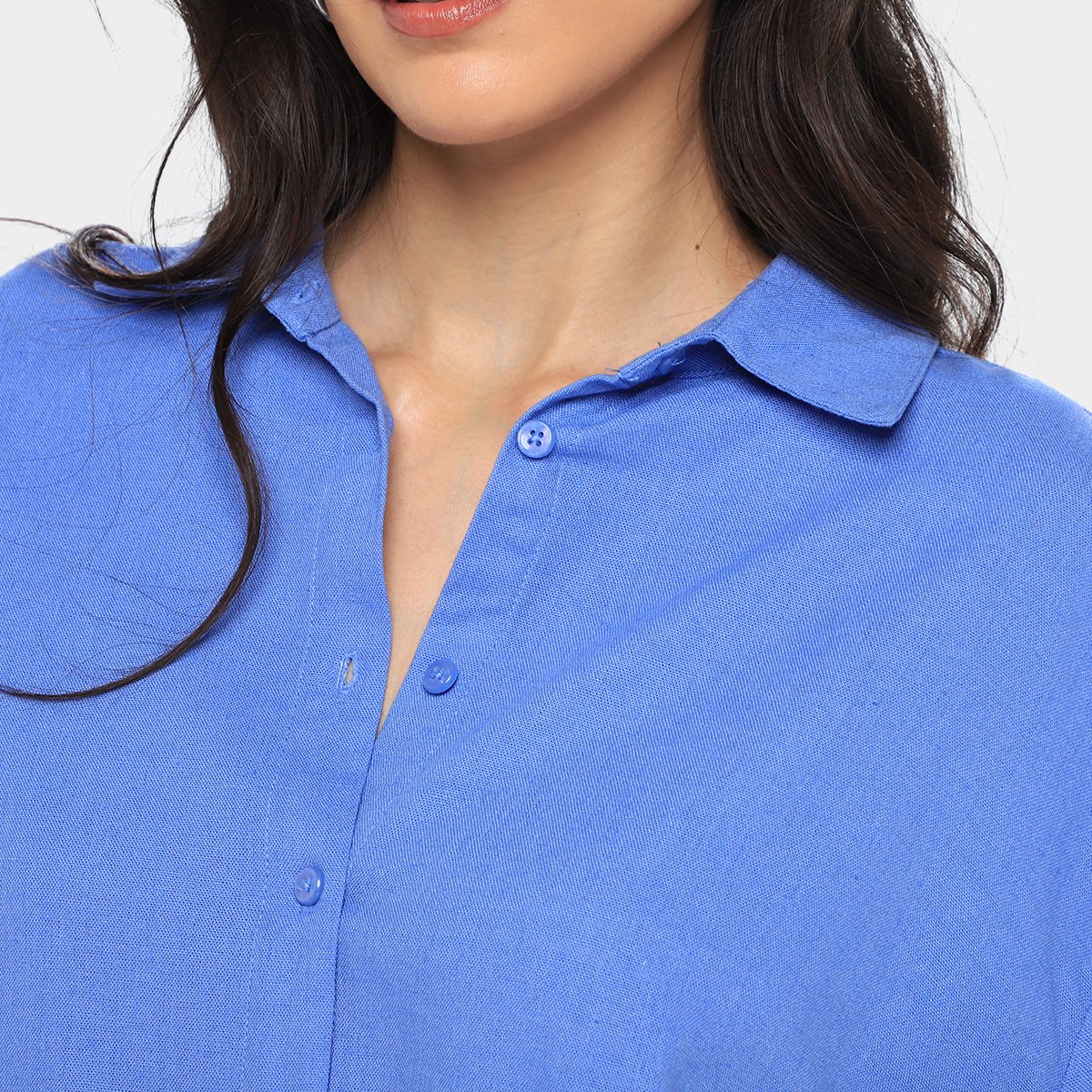 Camisa Manga Longa Hering Oversized Feminina - Tam: M - 2