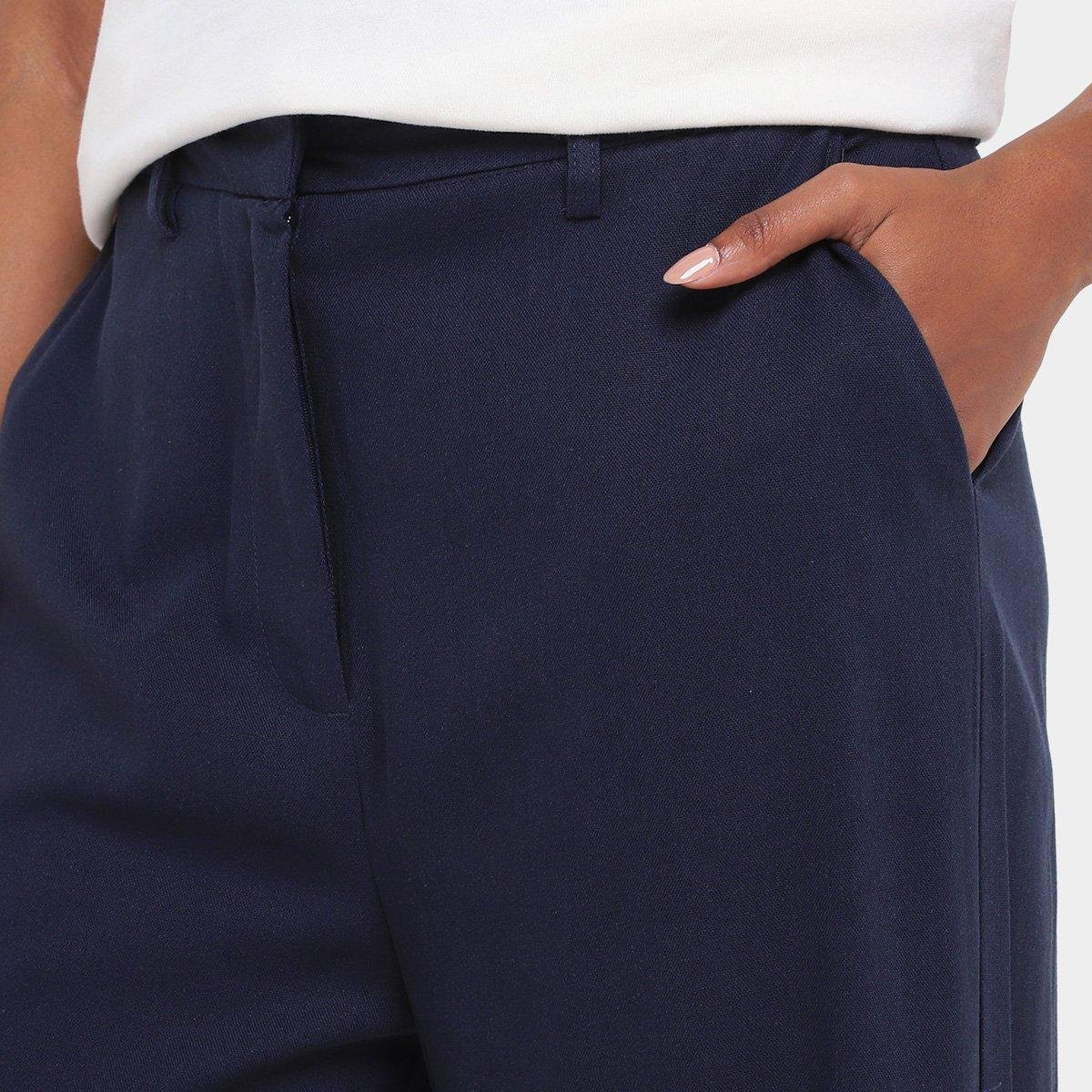 Calça Hering Alfaiataria Reta Feminina - Tam: 44 - 2
