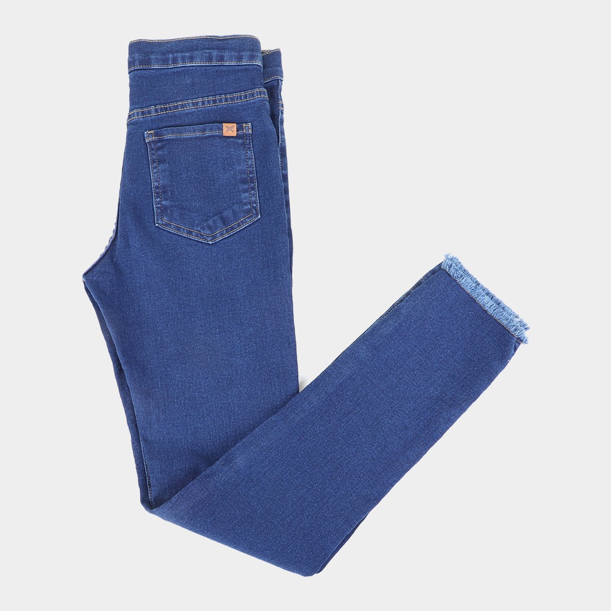 Calça Jeans Infantil Hering Barra Desfiada Feminina - Tam: 4A - 1