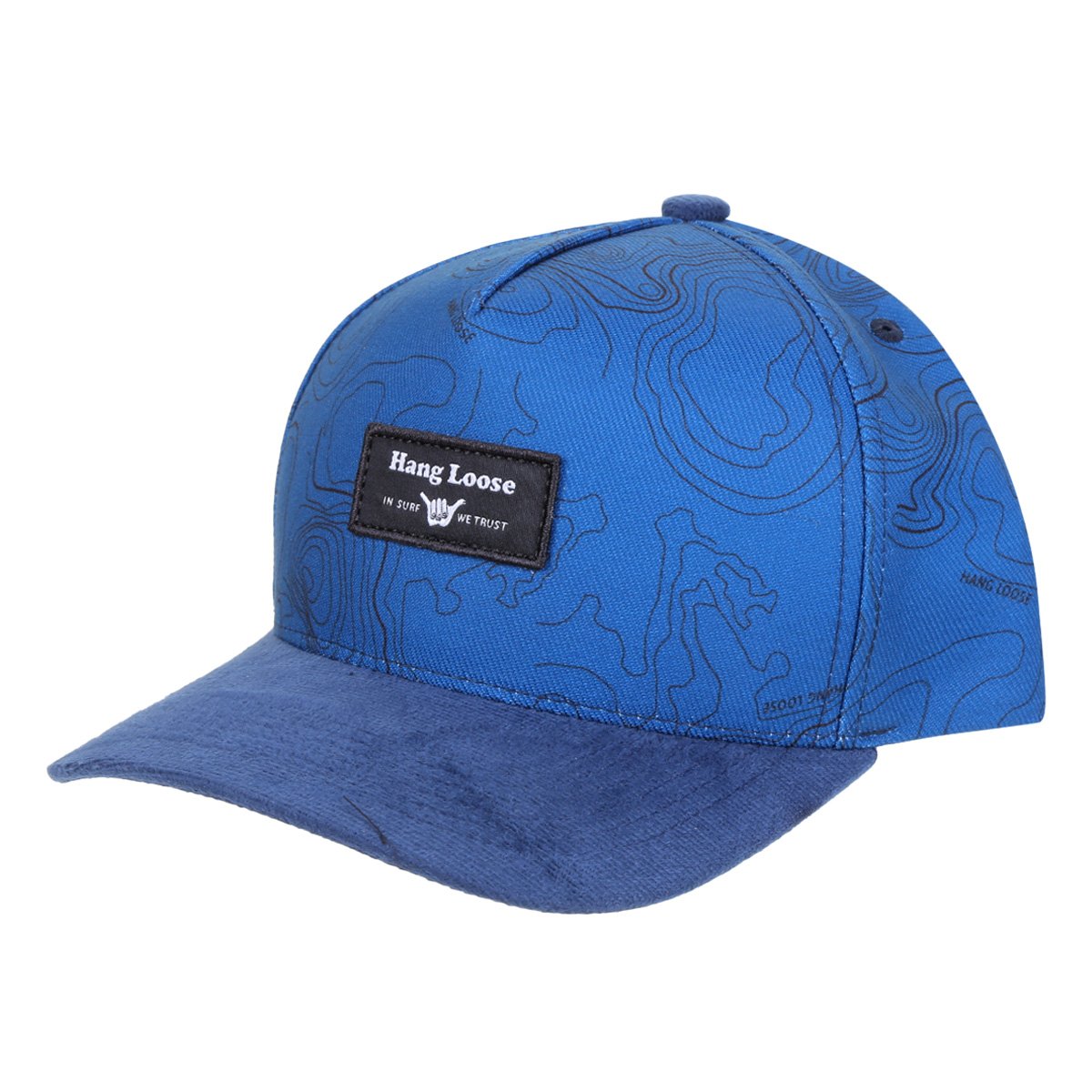 Boné Hang Loose Aba Curva Snapback Swell Map