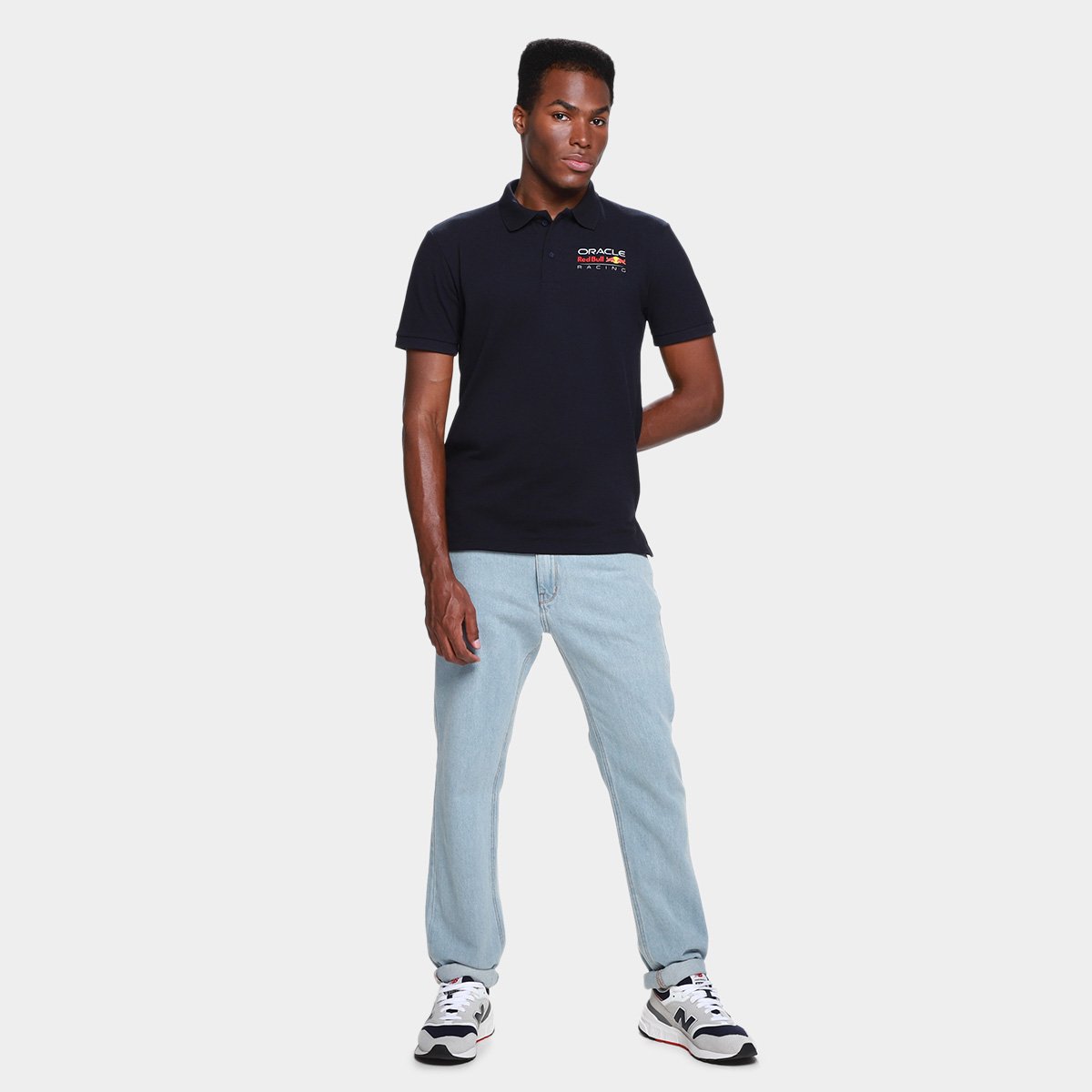 Camisa Polo Red Bull Racing Masculina - Tam: M - 5