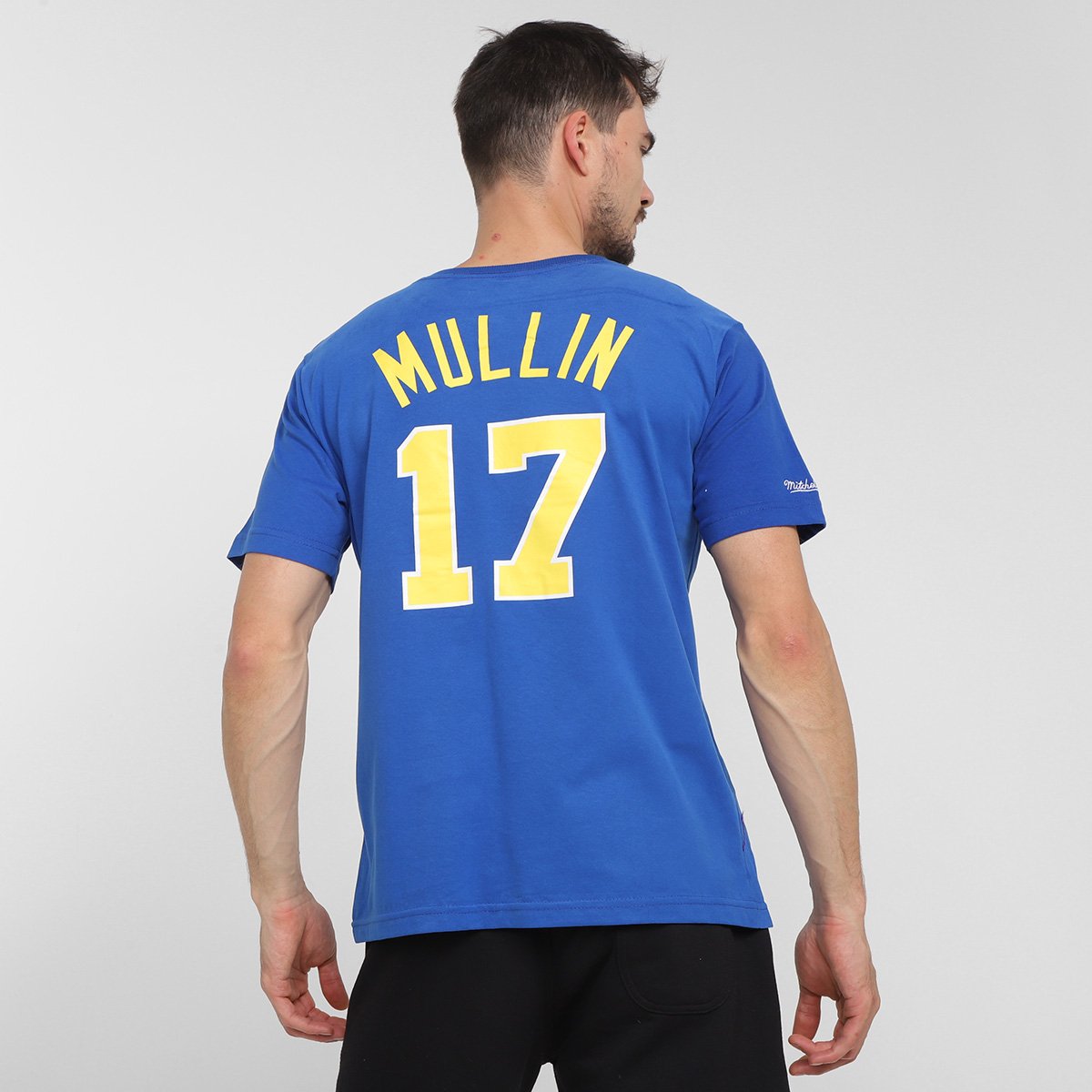 Camiseta NBA Golden State Warriors Mitchell & Ness Mullin 17 Masculina - Tam: P - 1