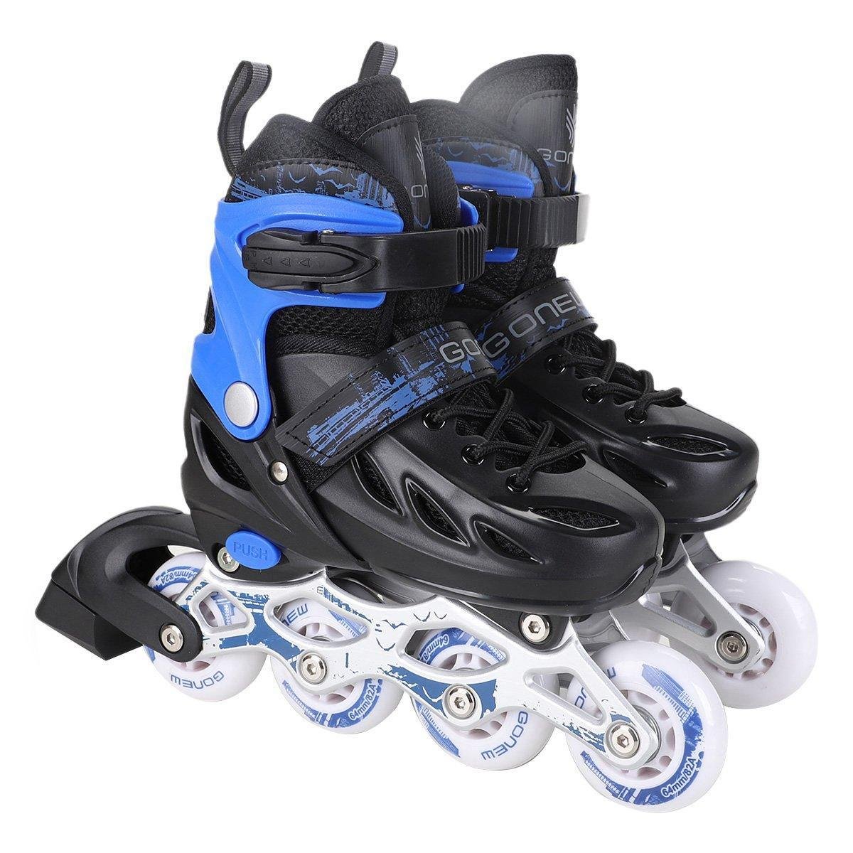 Patins Gonew Fitness Flexx Pró InLine ABEC-9 - 64MM - Tam: 31/34 - 2