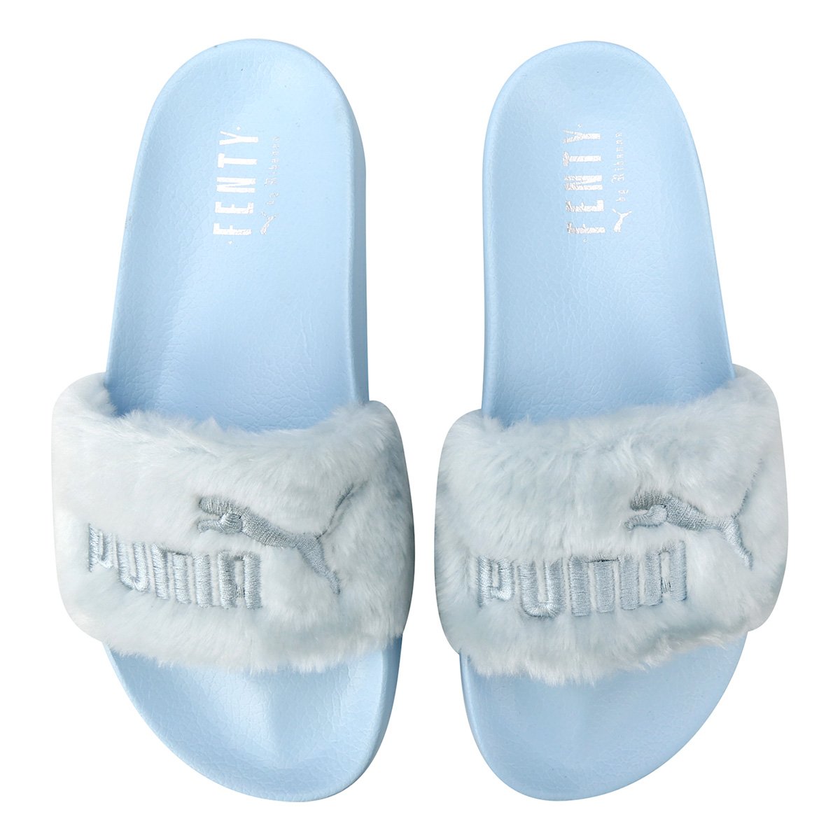 Chinelo Puma Fur Slide Feminino