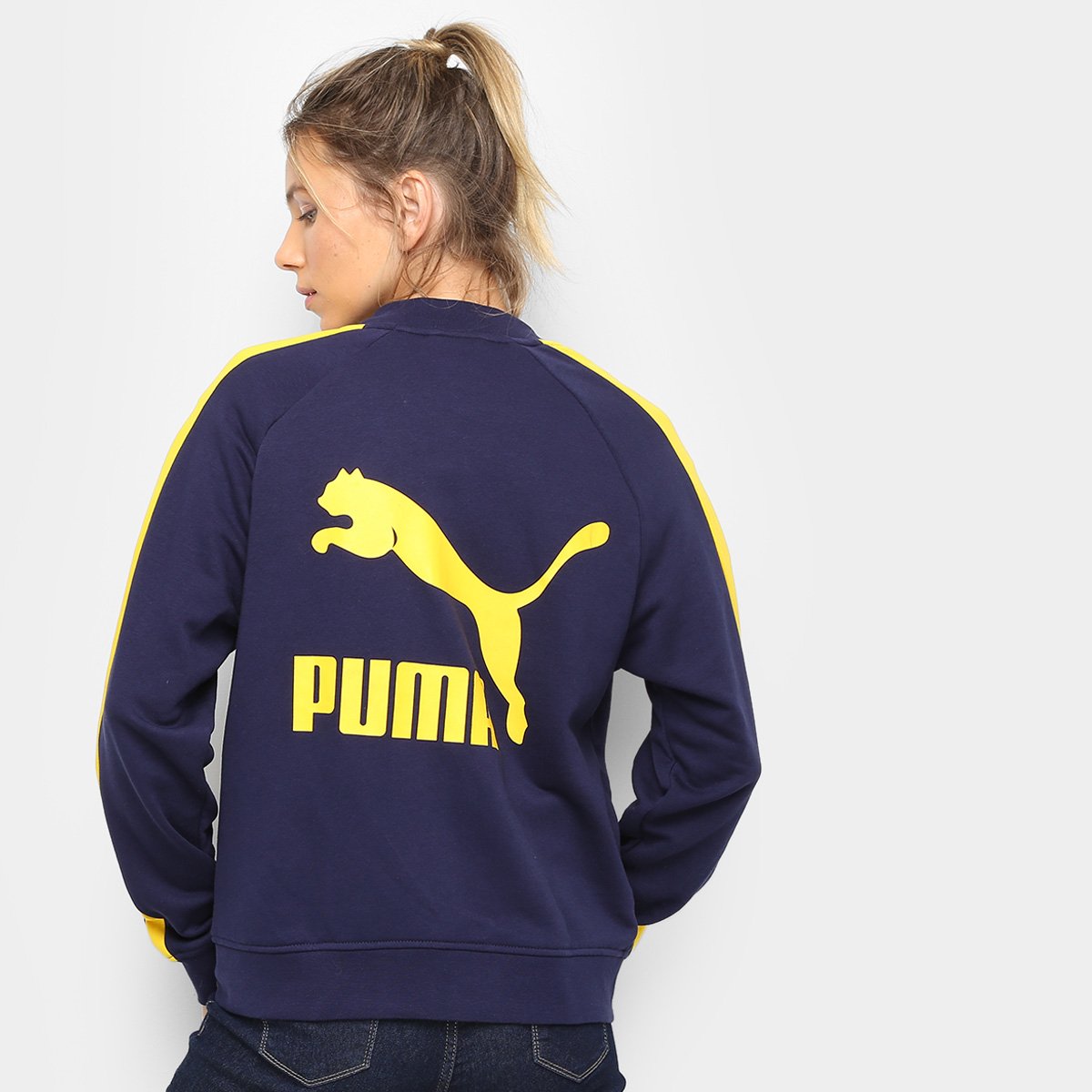 Jaqueta Puma Classics Logo T7 Track Feminina - Tam: G - 1