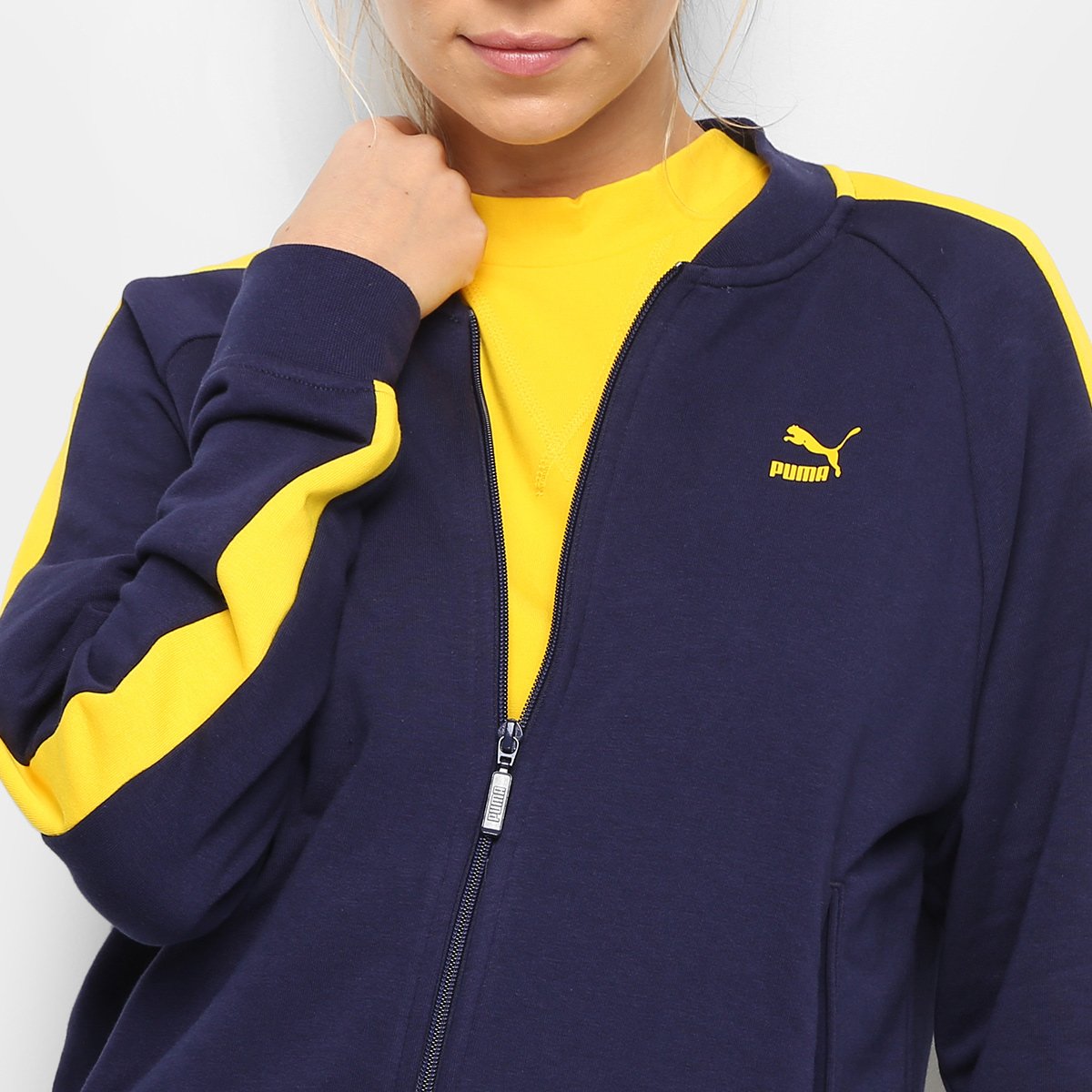 Jaqueta Puma Classics Logo T7 Track Feminina - Tam: G - 3
